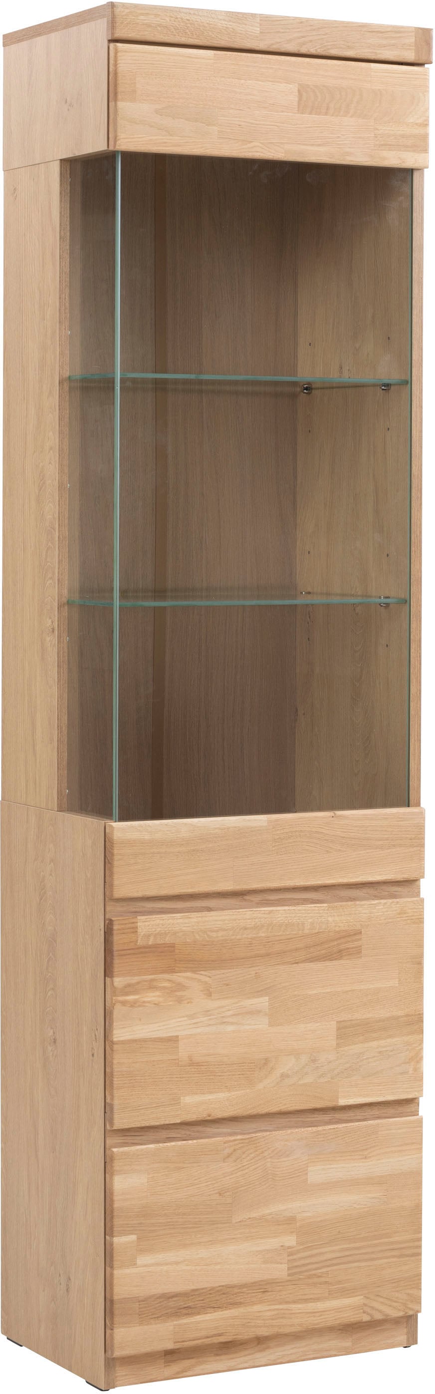 Home affaire Vitrine "OSLO", Breite ca. 50 cm, Teilmassiv günstig online kaufen