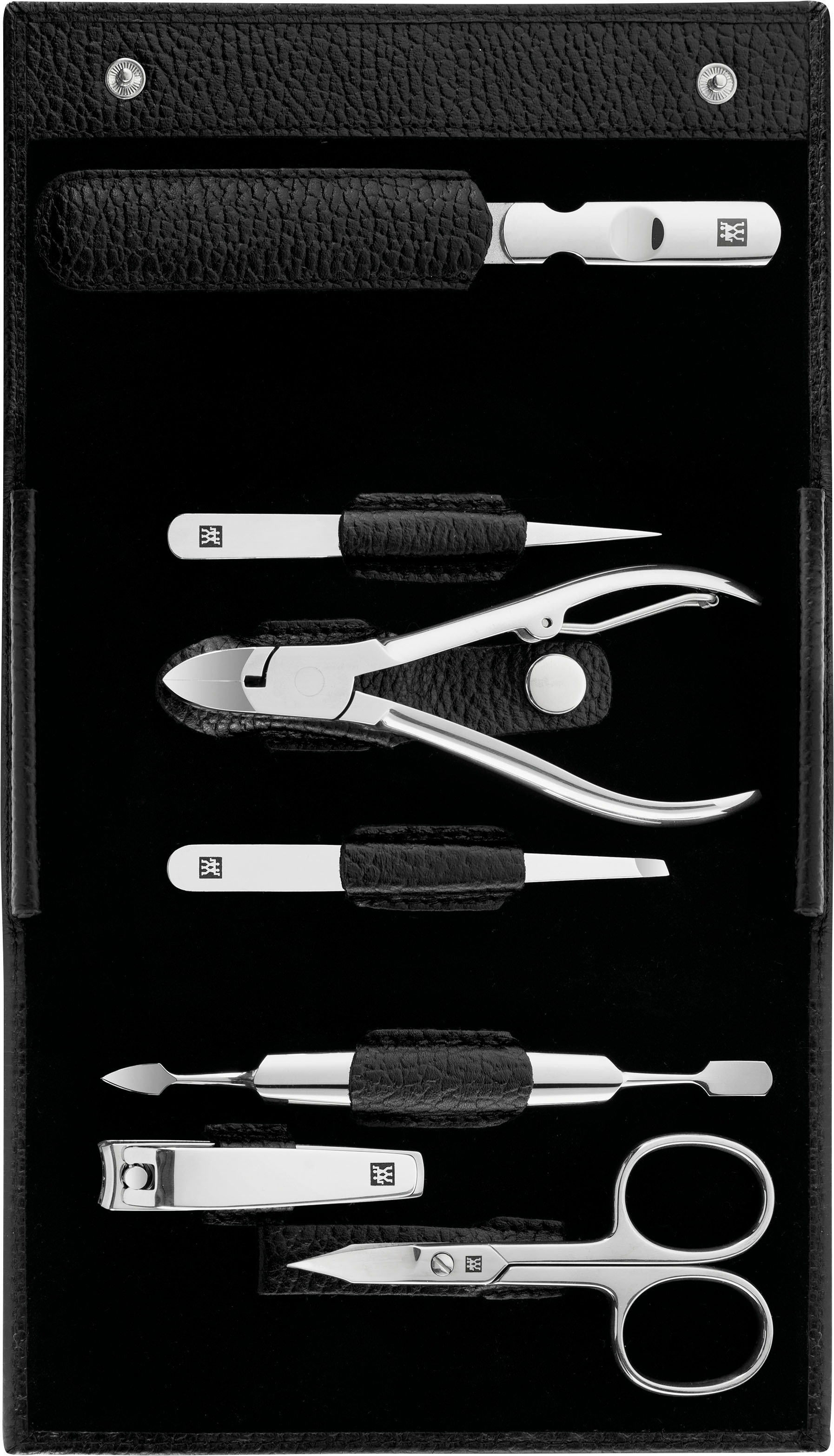 Zwilling Maniküre-Etui »CLASSIC INOX«, (Set, 7 tlg.), Leder-Etui