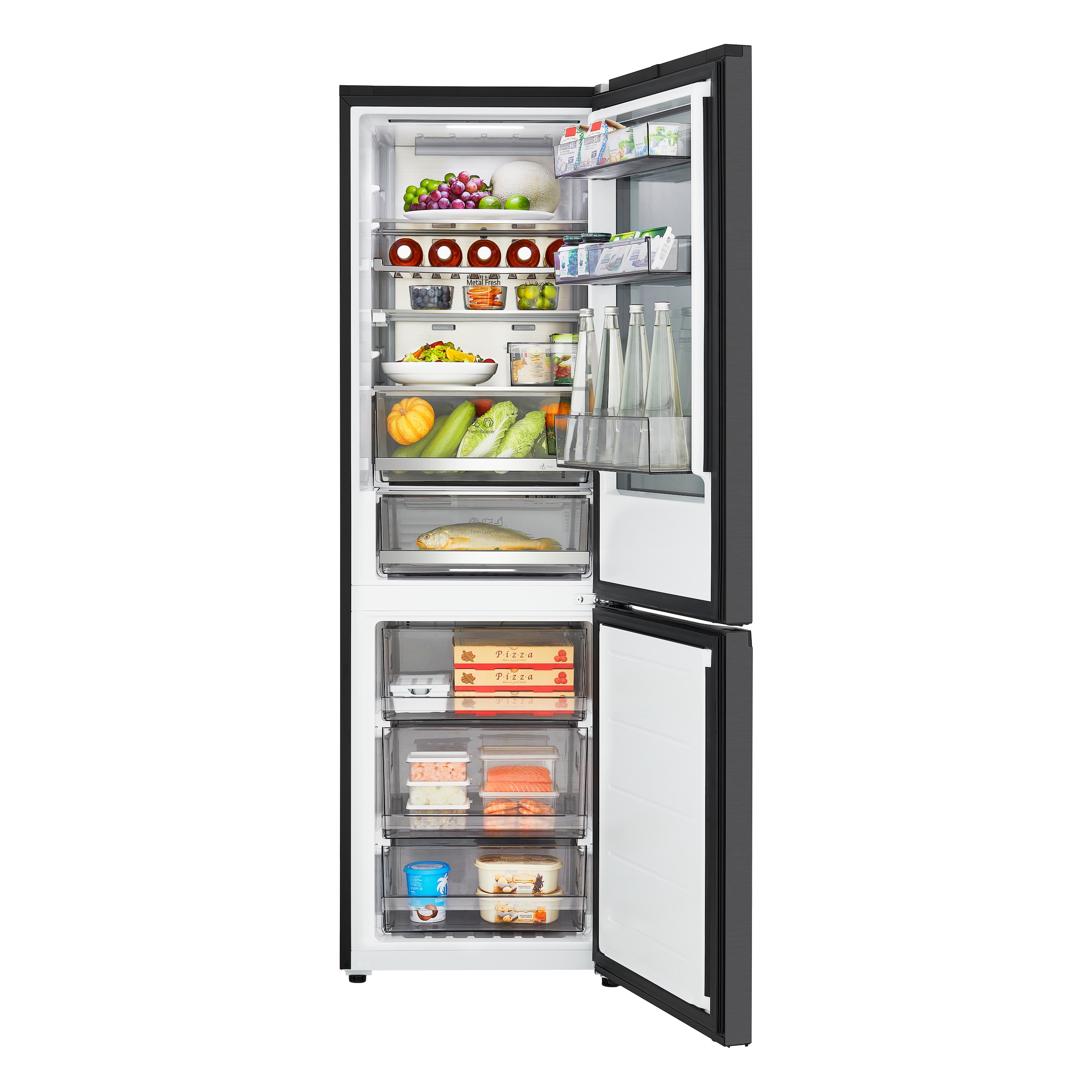 LG Kühl-/Gefrierkombination Serie 5 »GBGS514CEV« 186 cm hoch 59,7 cm breit InstaView, FRESHConverter+, Total No Frost, Zero Clearance+, ThinQ