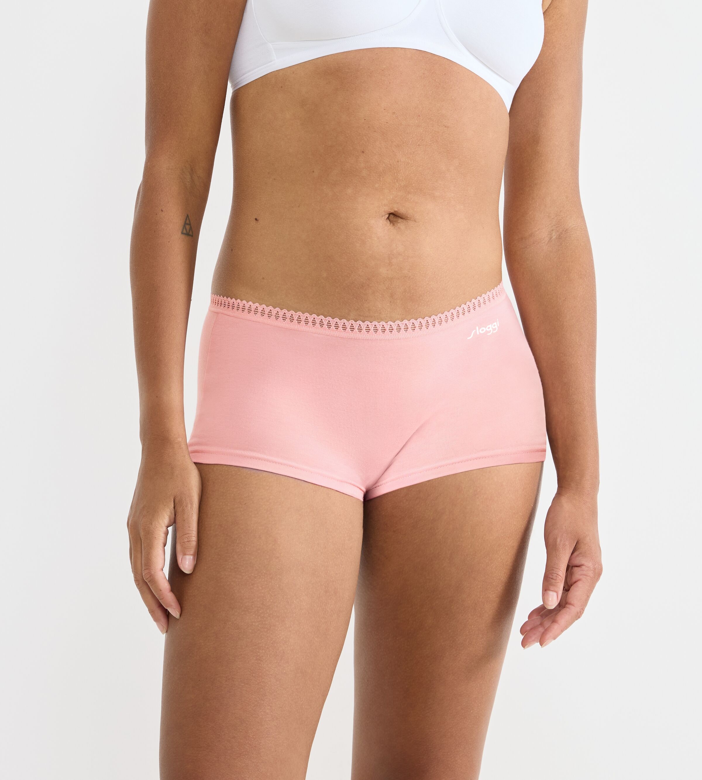 sloggi Panty »GO Crush Short C3P« 3er Pack,  mit Spitzendetails