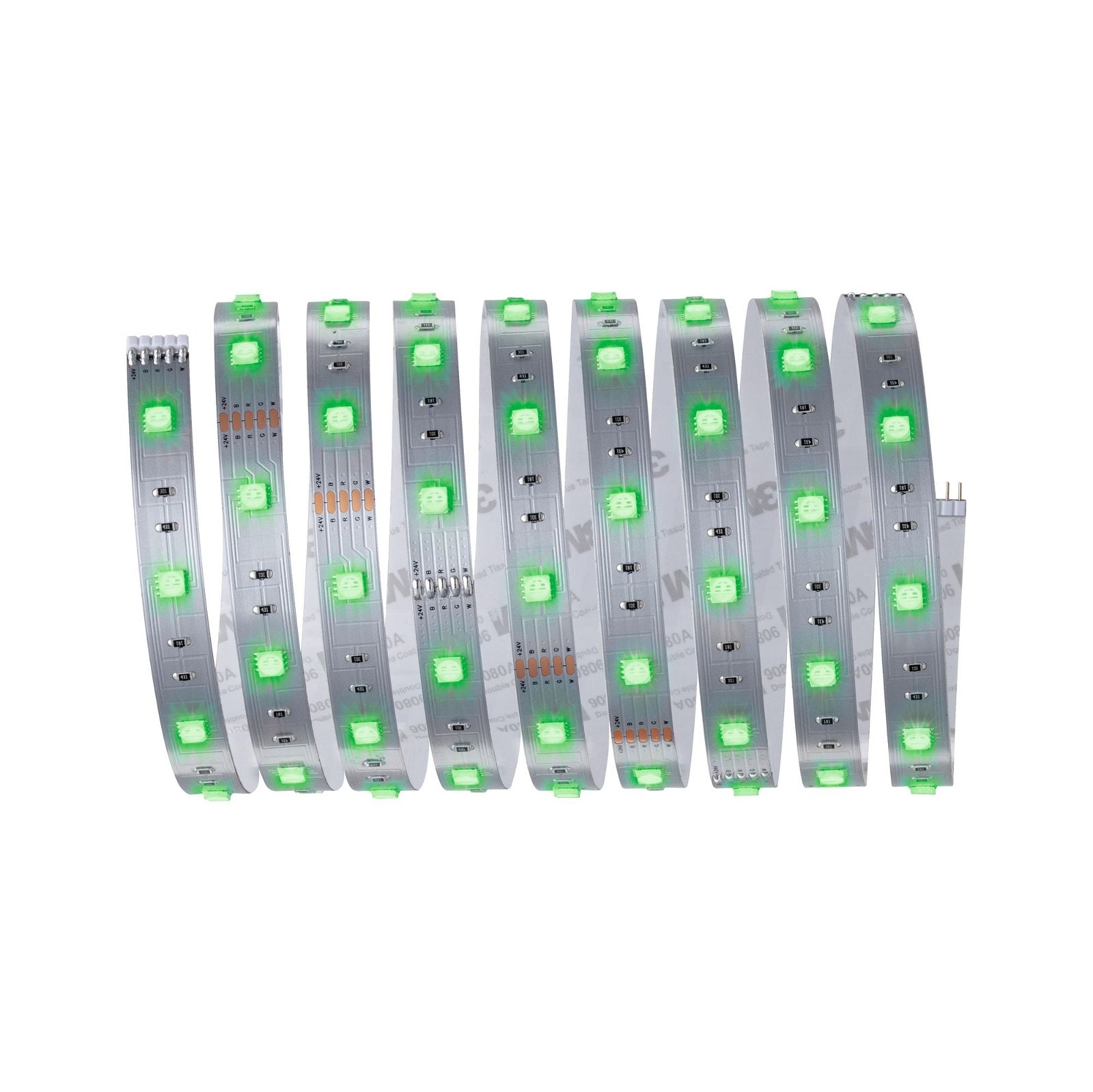 Paulmann LED-Streifen »MaxLED 250 Stripe 2,5m RGBW IP20 3000K 17W 24V Silber«, 1 St.-flammig