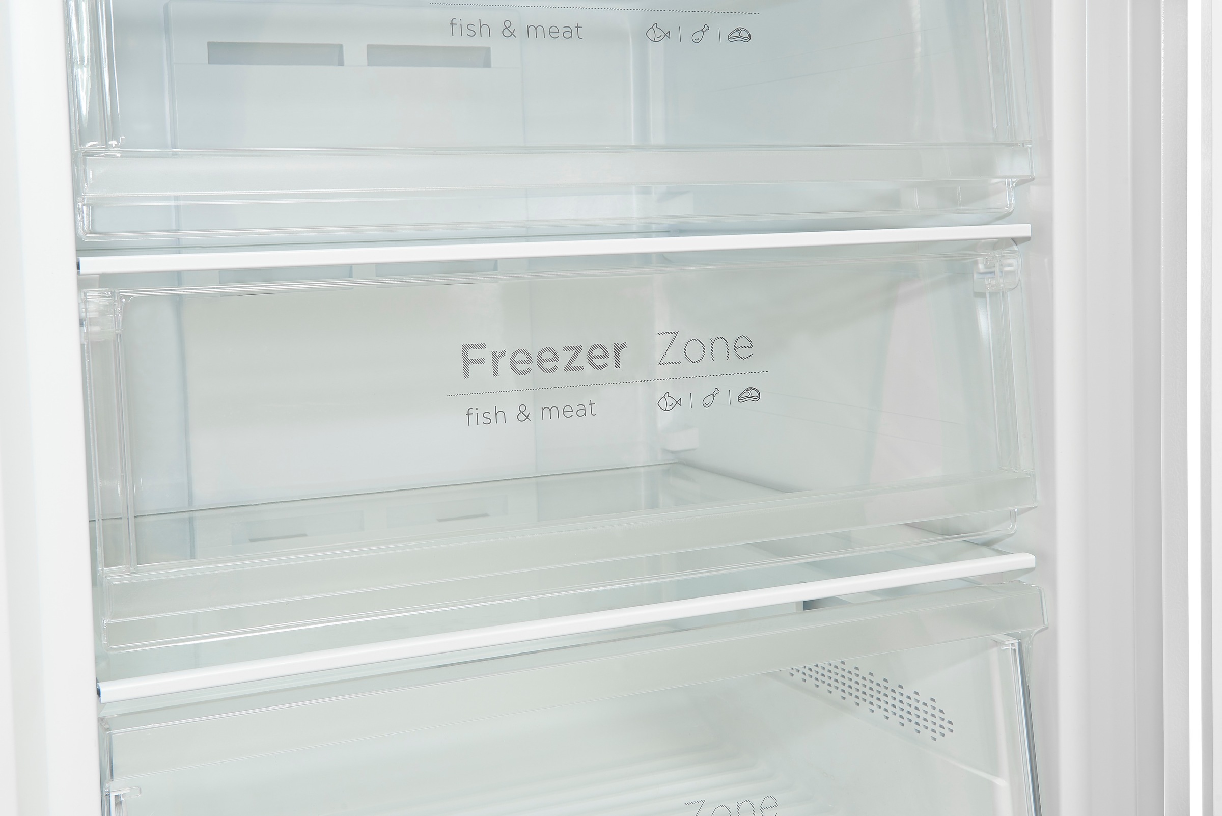 exquisit Gefrierschrank »GS380-NF-H-050D weiss«, 185,5 cm hoch, 71 cm breit, Türanschlag wechselbar