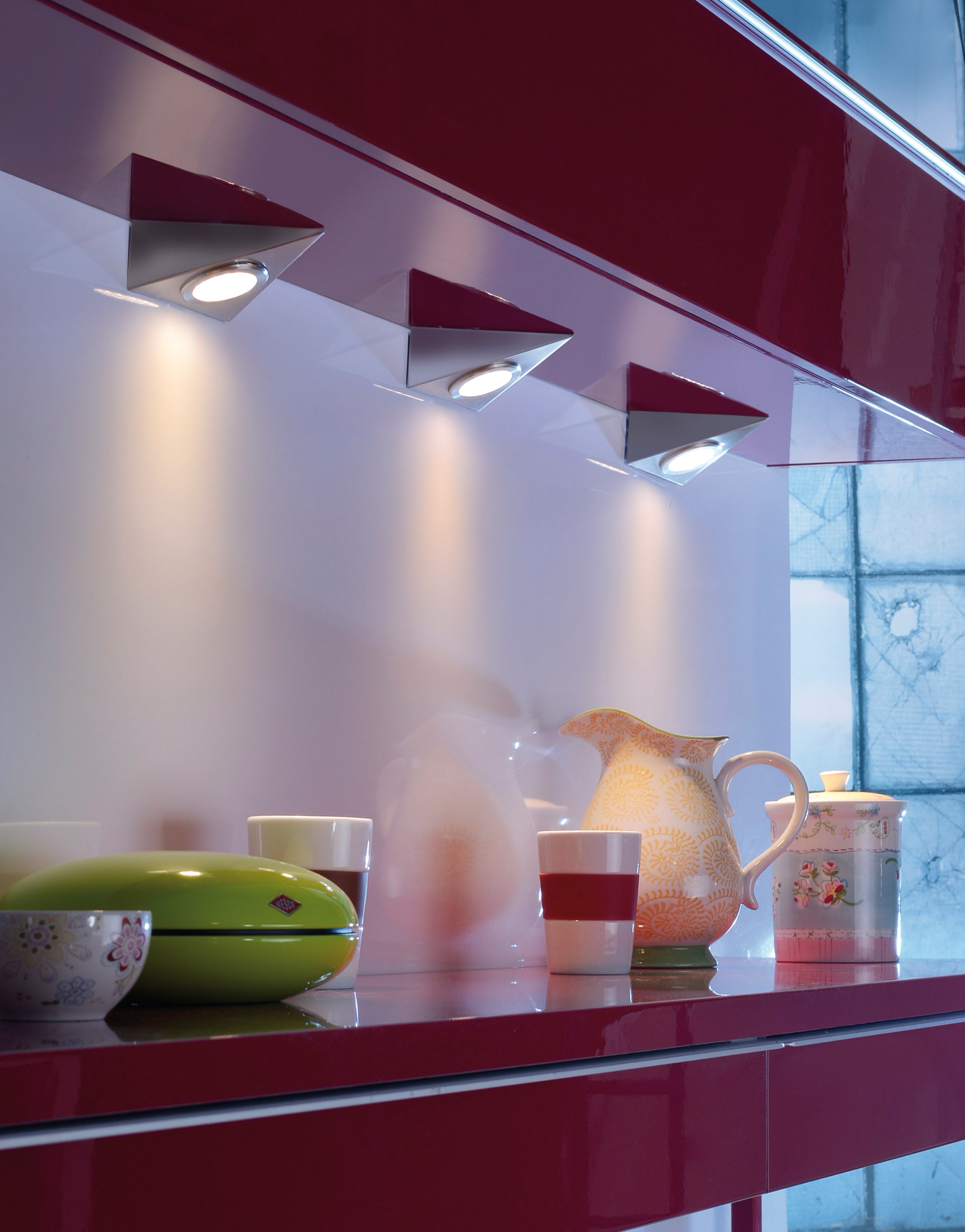 Leuchten Direkt Unterschrankleuchte »THEO«, 3 Küchenlampe, Unterbauleuchte, online bestellen Küchenbeleuchtung flammig-flammig, LED