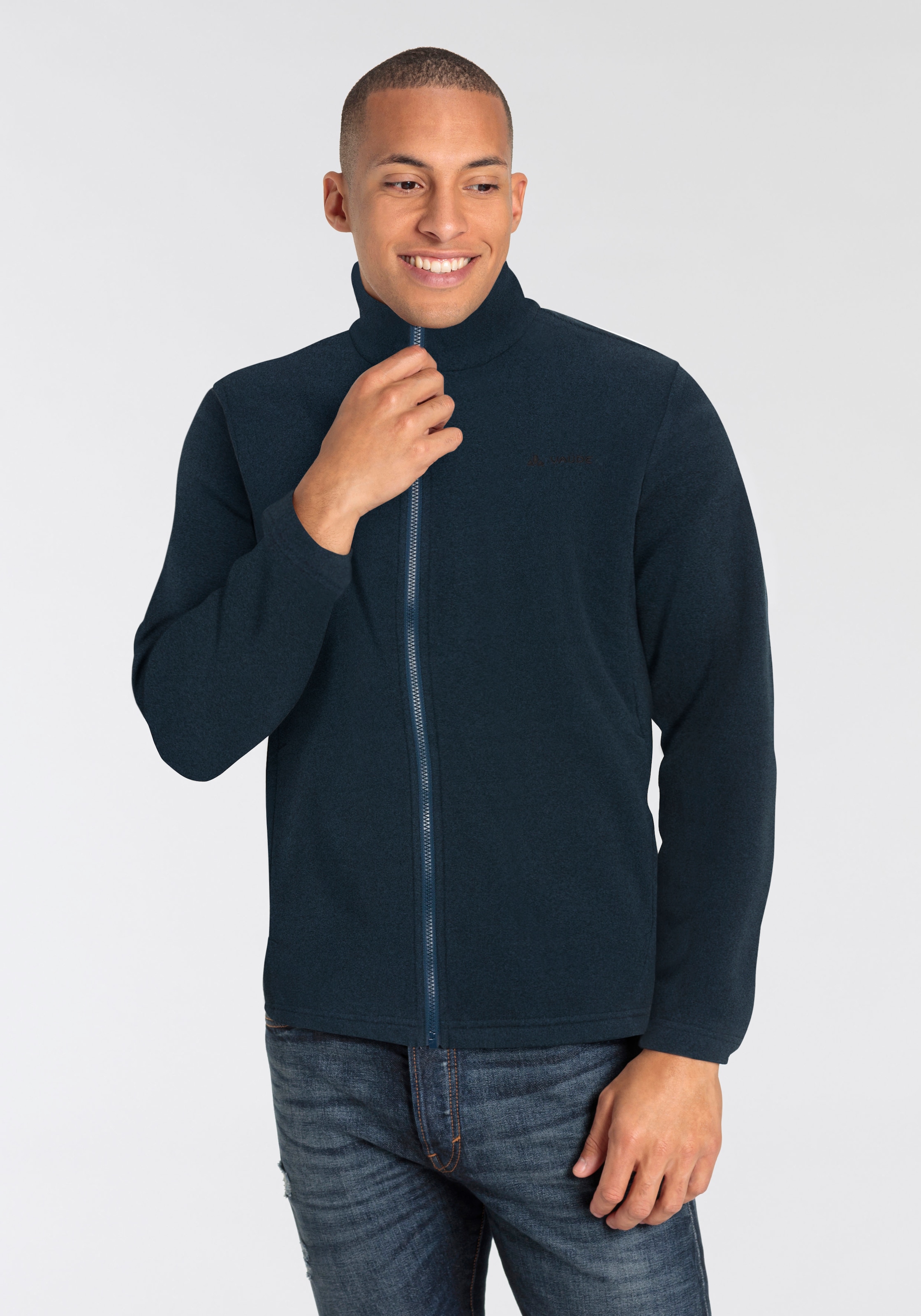 VAUDE Fleecejacke »SE ME RARASSA FLEECE JACKET« 1 Stk. tlg. ohne Kapuze wärmend, Übergangsjacke