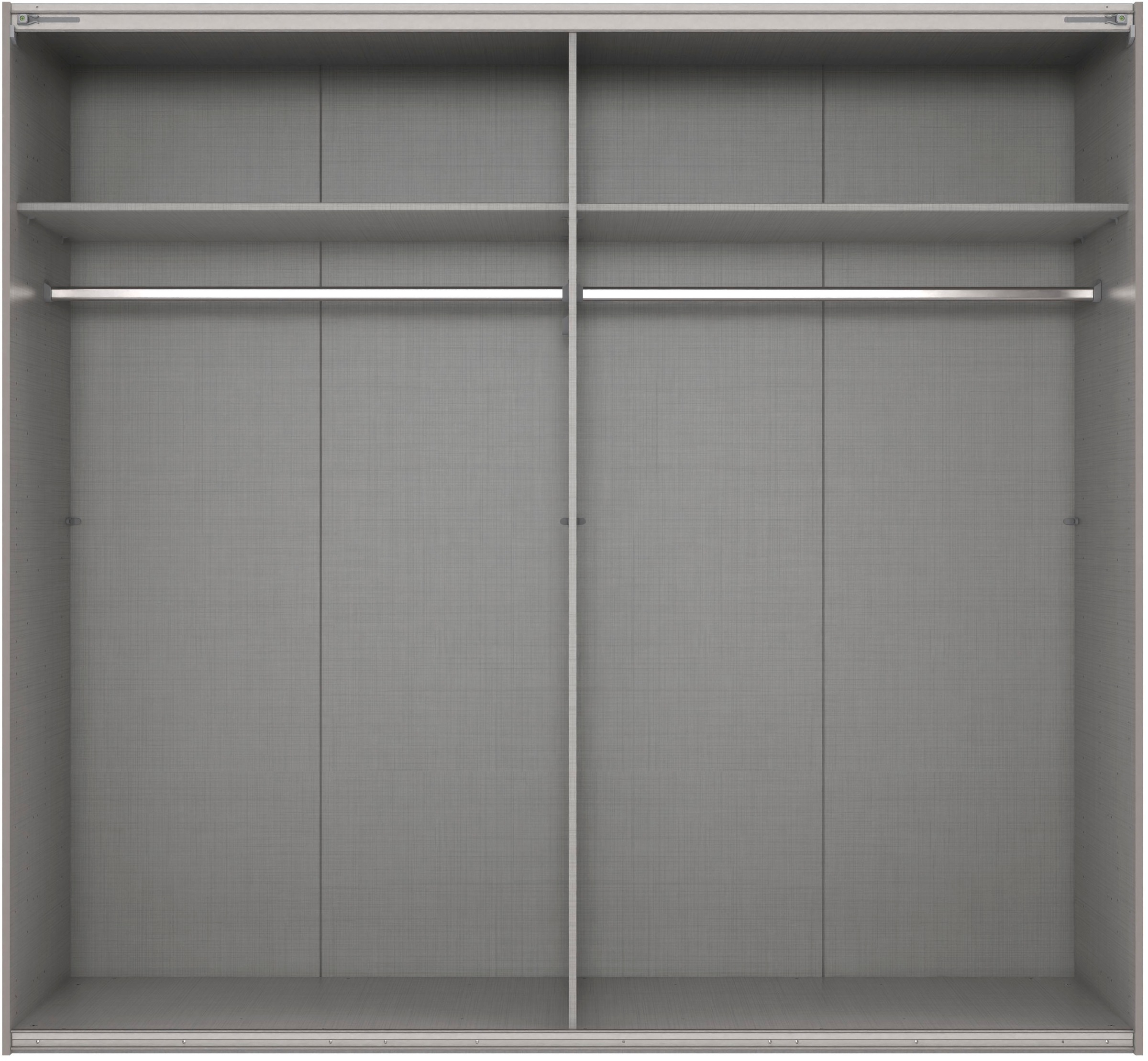 Wimex Schwebetürenschrank »Mugano, Made in Germany, Lieferung bis in Deine Etage und Stellort«, (wähle Deine Ausstattung: Basic oder Premium!), 3 Schwebetüren, große Größen, mit oder ohne Spiegel, Metallgriffe