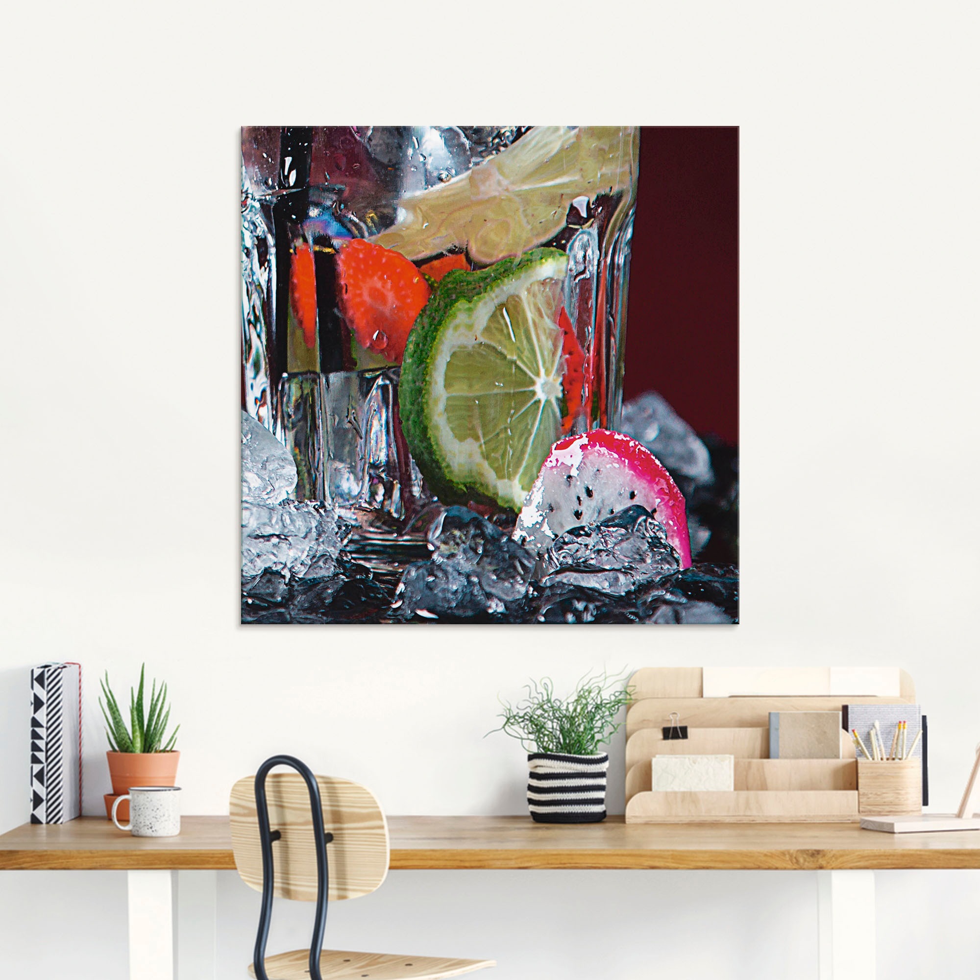 Artland Glasbild »Frischer Fruchtcocktail«, Getränke, (1 St.), in verschied günstig online kaufen