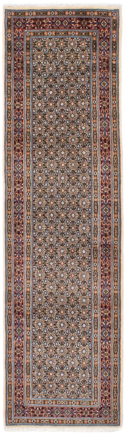 morgenland Wollteppich »Täbriz - 50 Raj Blumenmuster Beige 92 x 60 cm«, rec günstig online kaufen