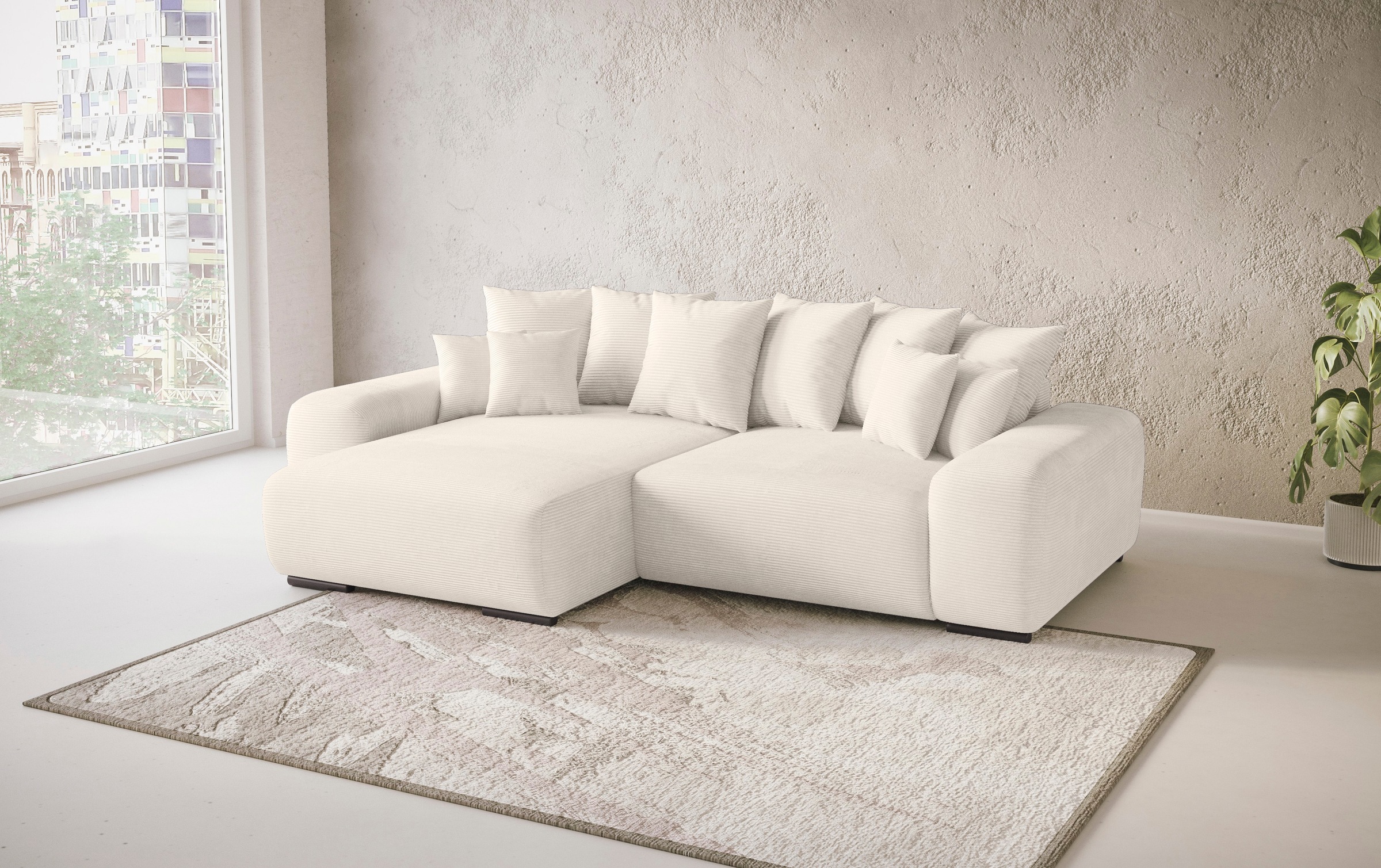 Mr. Couch Polsterecke »Sundance, L-Form«, Dauerschläfer mit Bett, Bettkaste günstig online kaufen