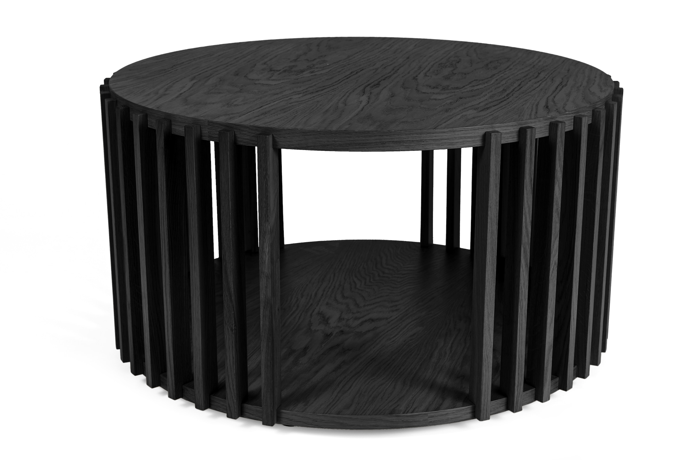 Woodman Couchtisch »Drum, Breite/Tiefe/Höhe: 83/83/42 cm«, Holzfurnier aus günstig online kaufen