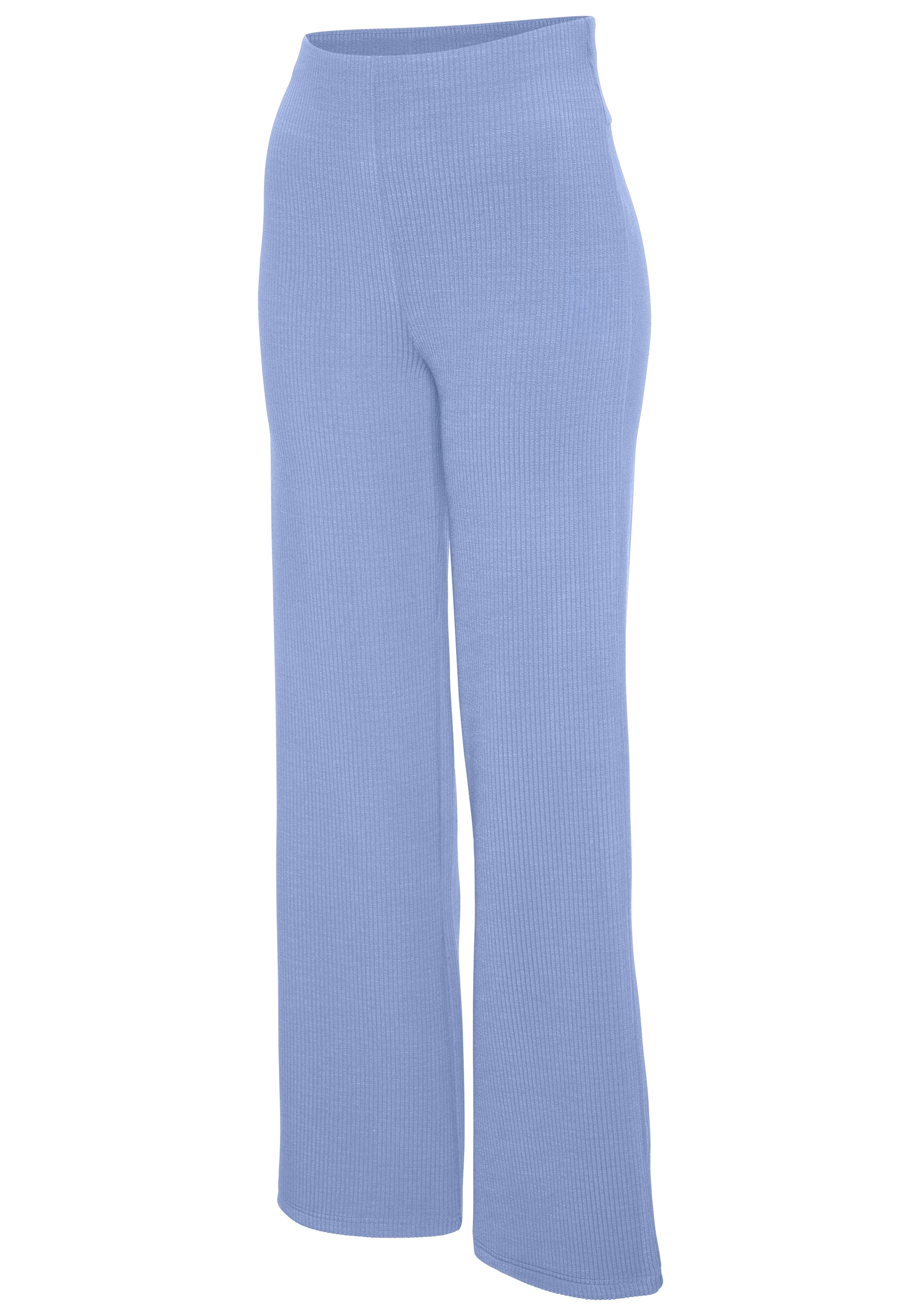 LASCANA Sporthose  aus elastischer Rippstruktur