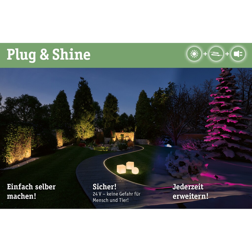 Paulmann Sensor »Outdoor Plug&Shine wireless twilight sensor«, (Packung, 1 St.)