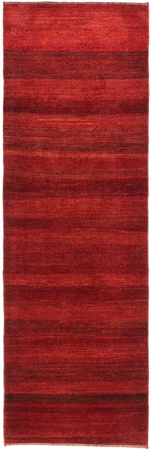 morgenland Wollteppich »Gabbeh Teppich bestellen auf rot«, rechteckig, Rechnung handgeknüpft handgeknüpft