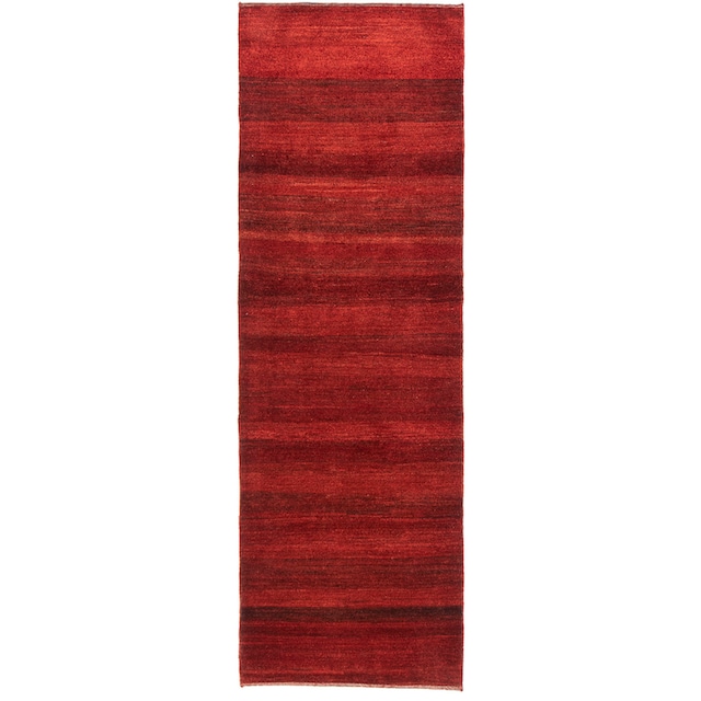 morgenland Wollteppich »Gabbeh Teppich handgeknüpft rot«, rechteckig,  handgeknüpft auf Rechnung bestellen