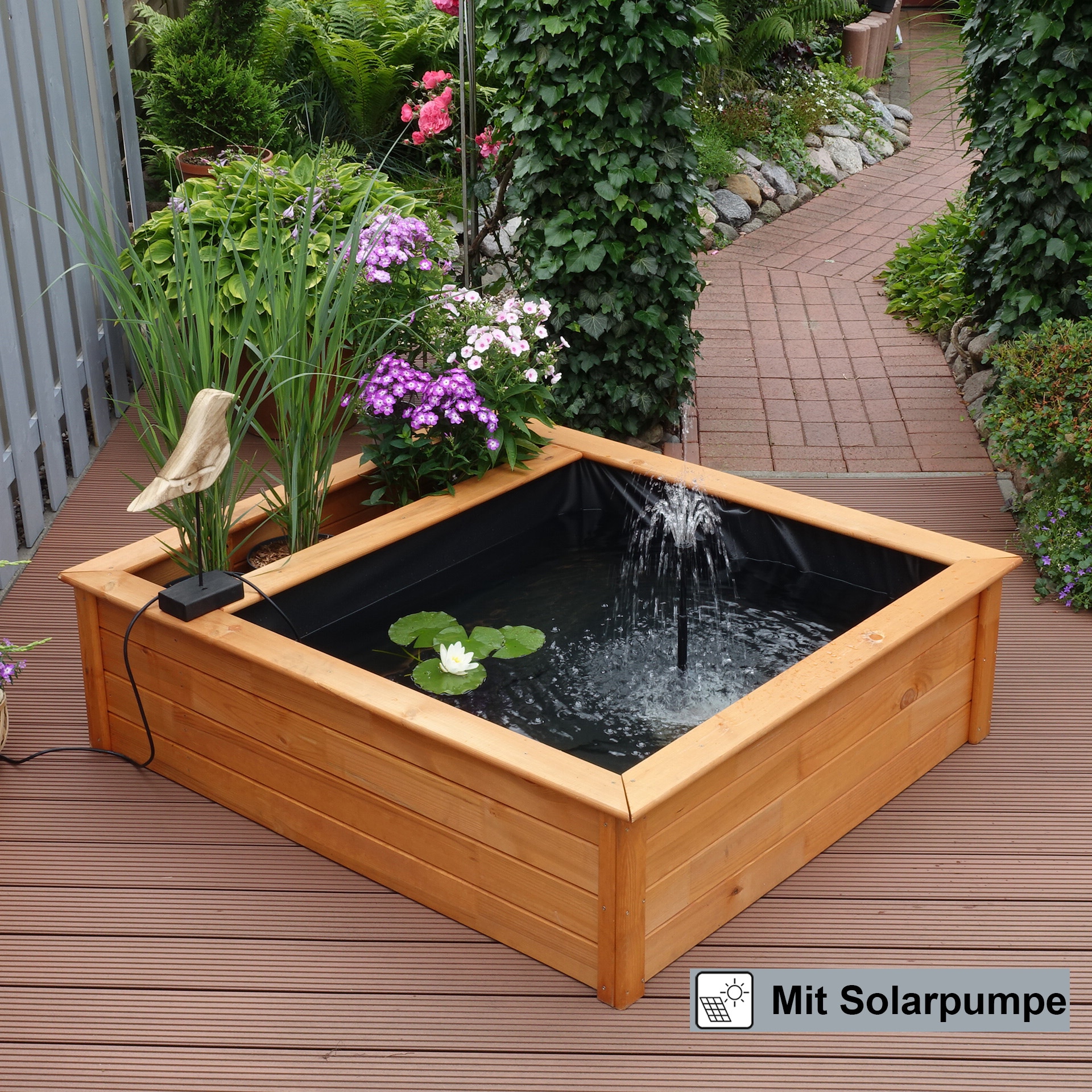 promadino Hochteich, (Set), inkl. Solarpumpe