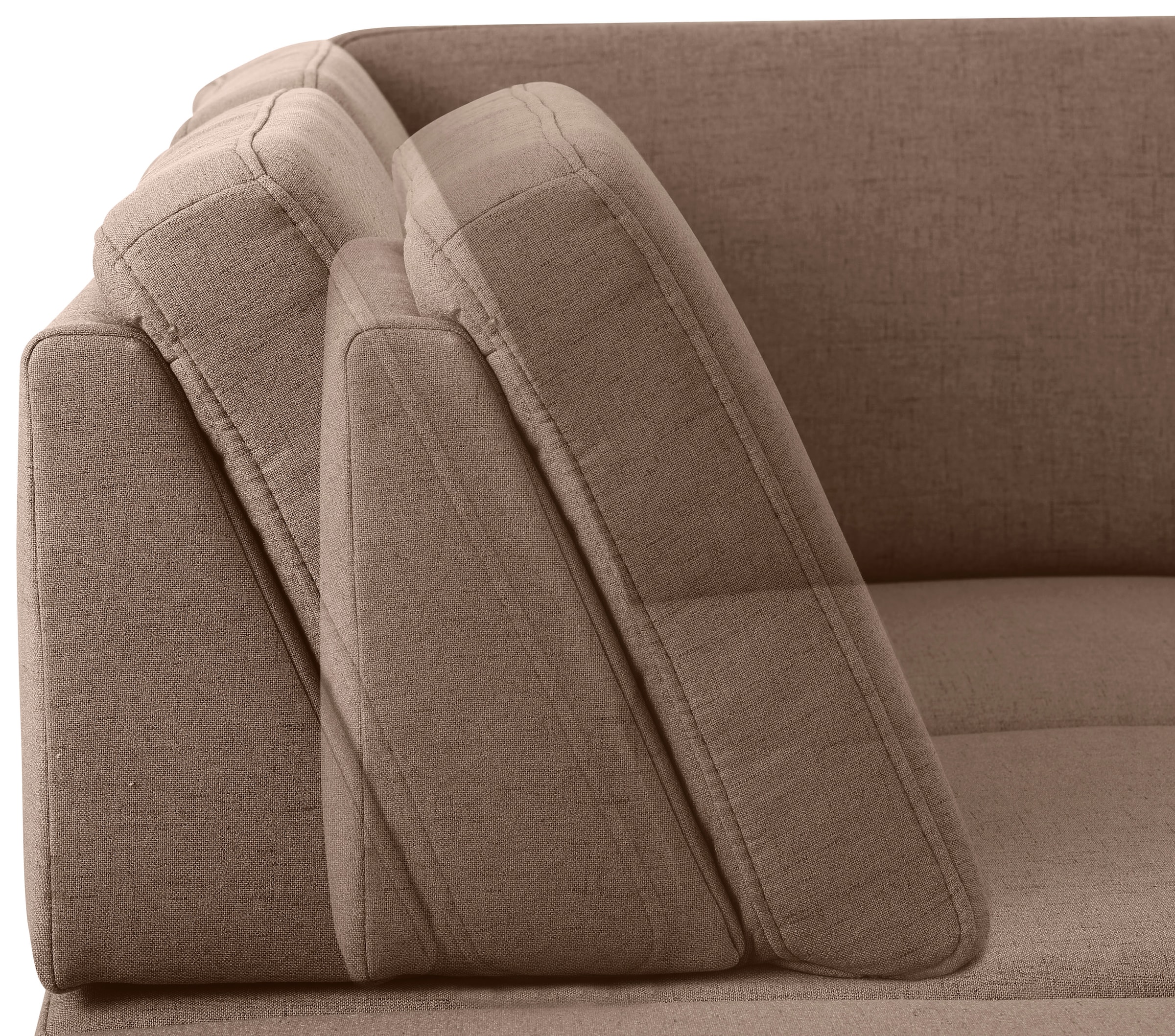 Home affaire Ecksofa »Palace L-Form«, incl. Sitztiefenverstellung, wahlweise mit Bettfunktion und Stauraum