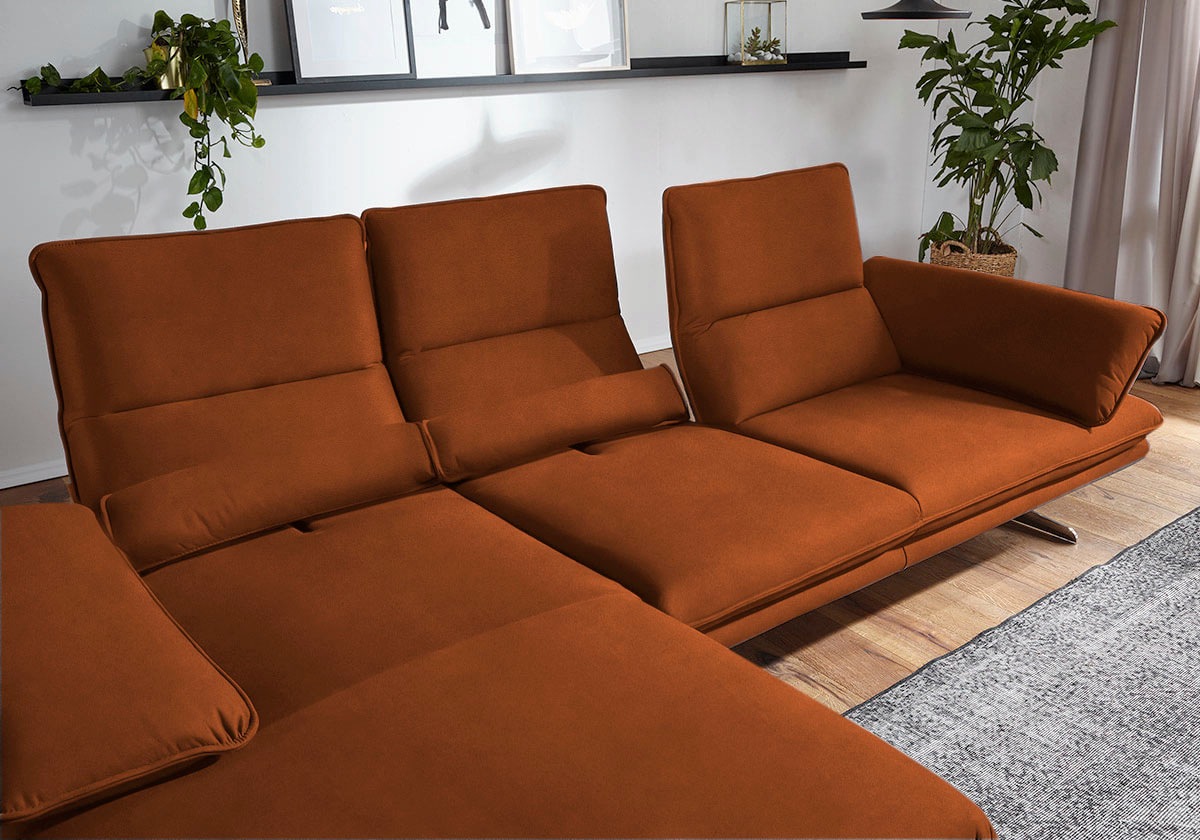 W.SCHILLIG Ecksofa »broadway, Designsofa mit tollem Sitzkomfort, L-Form«, S günstig online kaufen