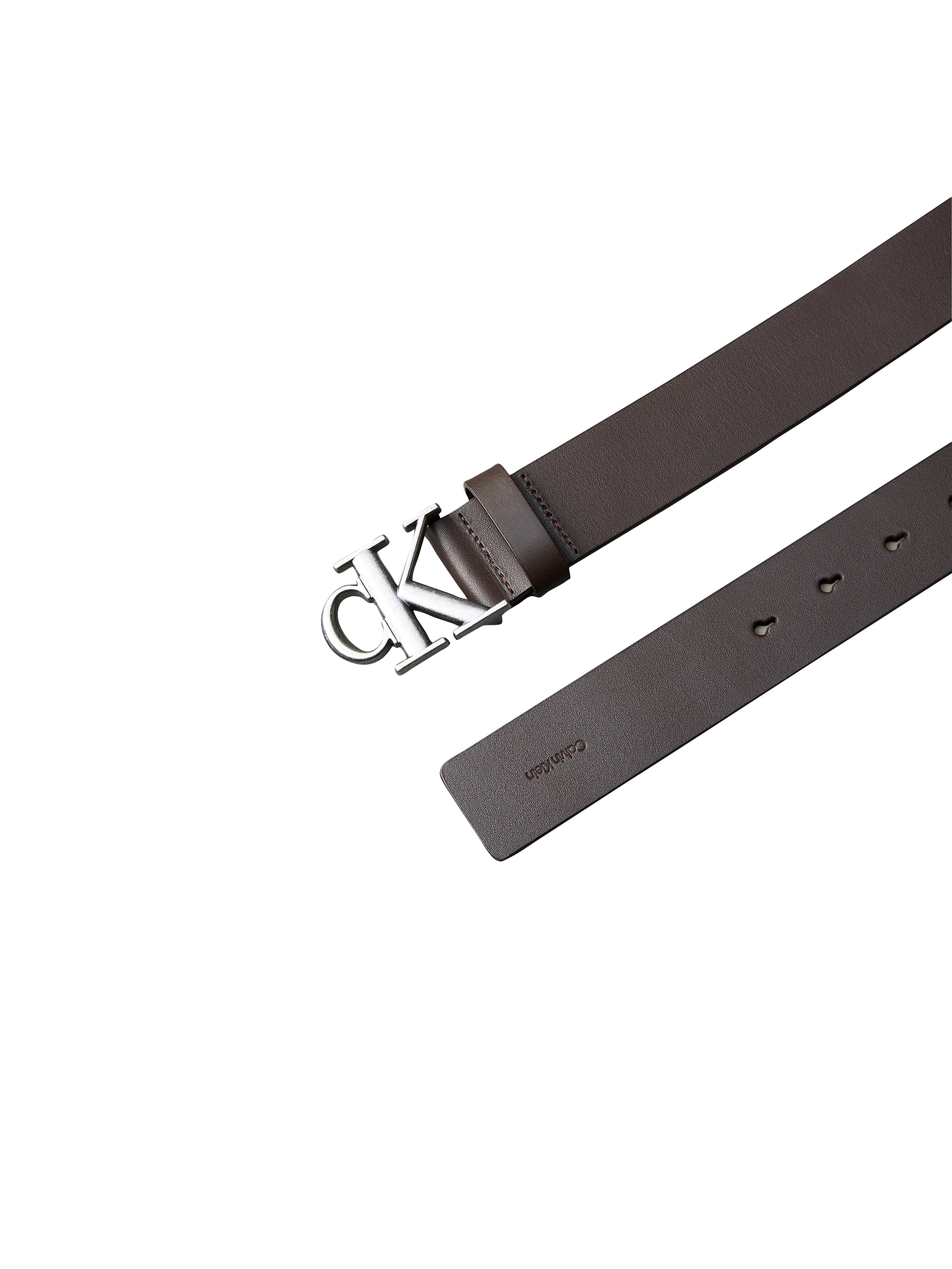 Calvin Klein Jeans Ledergürtel »CK BUCKLE SMOOTH 35MM« Größenverstellbar mit Metallschließe