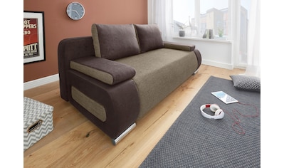 Schlafsofa Moritz, mit Bettfunktion und Bettkasten