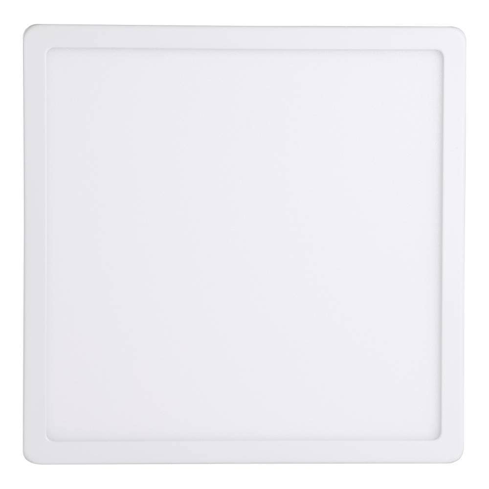 EGLO Deckenleuchte »FUEVA 5 Deckenlampe, weiß, IP44, geringe Aufbauhöhe, 20 Watt, Quadrat«, Leuchtmittel LED-Modul | LED fest integriert, Aufbauleuchte, Badezimmer, Bad-Deckenlampe, modern, 28,5x28,5x2,8cm