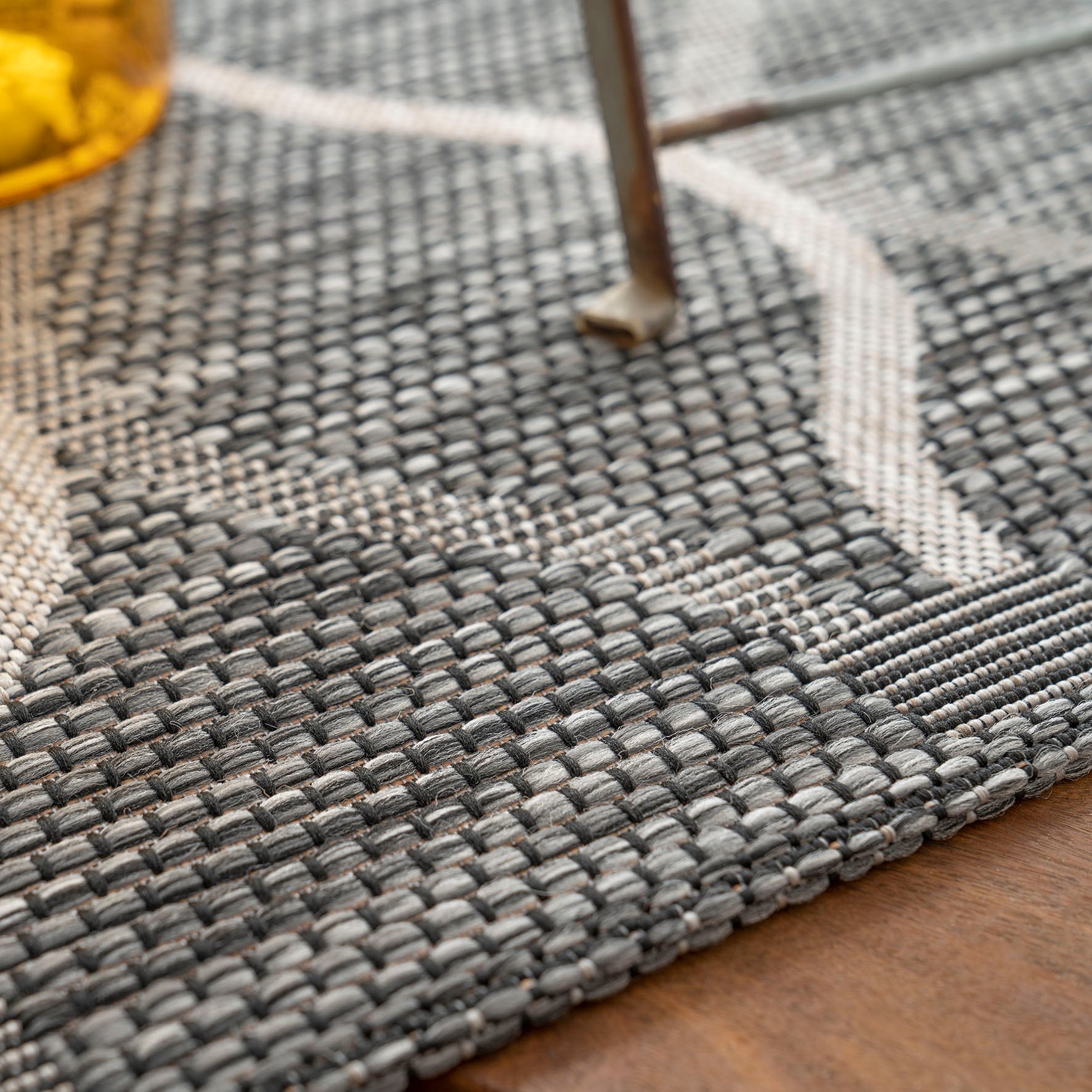 Obsession Teppich »my Nordic rechteckig, In- Design, und Rauten meliert, 872«, bequem Flachgewebe, und geeignet schnell Outdoor bestellen