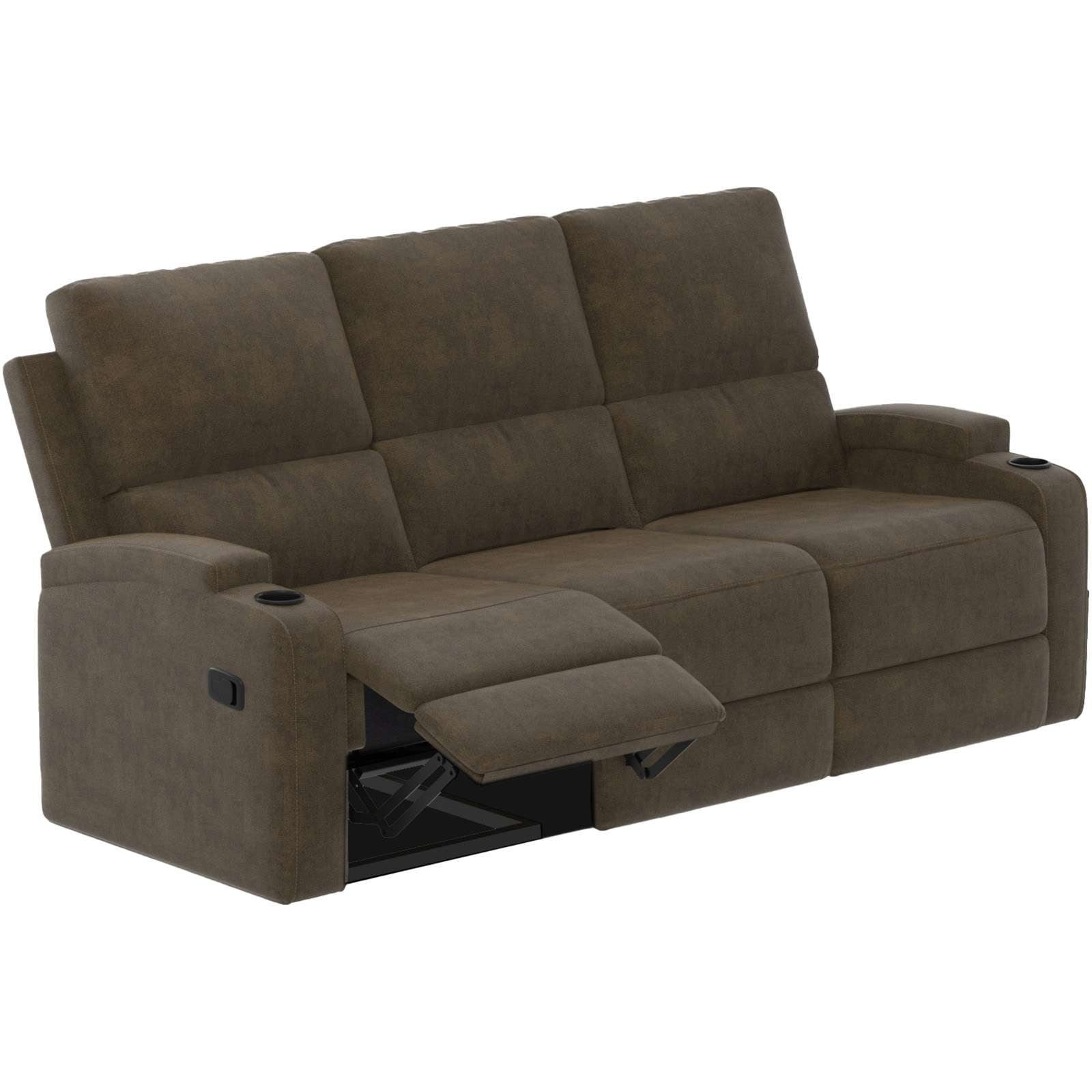 Home affaire 3-Sitzer »Napori«, Kinosofa mit 2 x Relaxfunktion und Getränkehalter