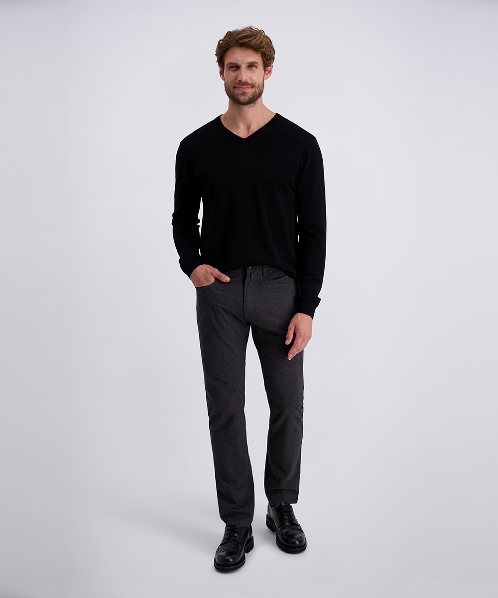 Pierre Cardin 5-Pocket-Hose »PC-Lyon«  fein gemusterst