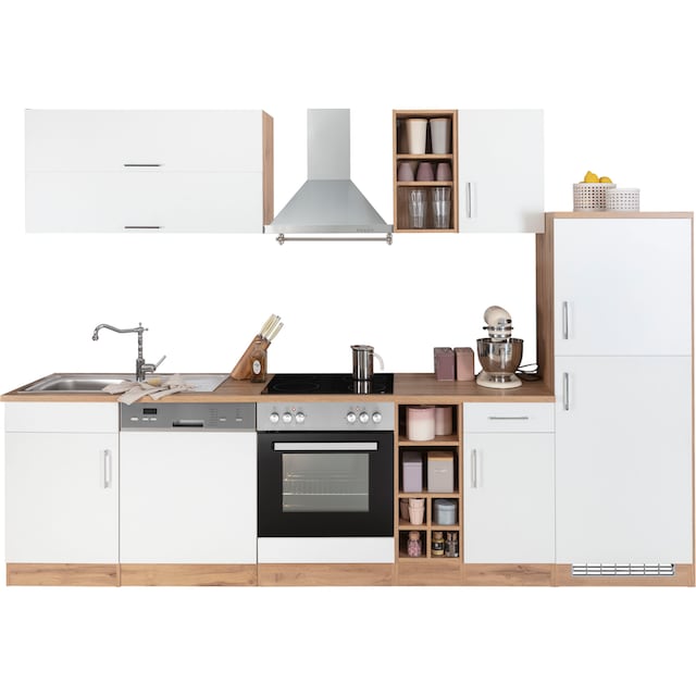 HELD MÖBEL Küchenzeile »Colmar«, mit E-Geräten, Breite 300 cm auf Raten  bestellen