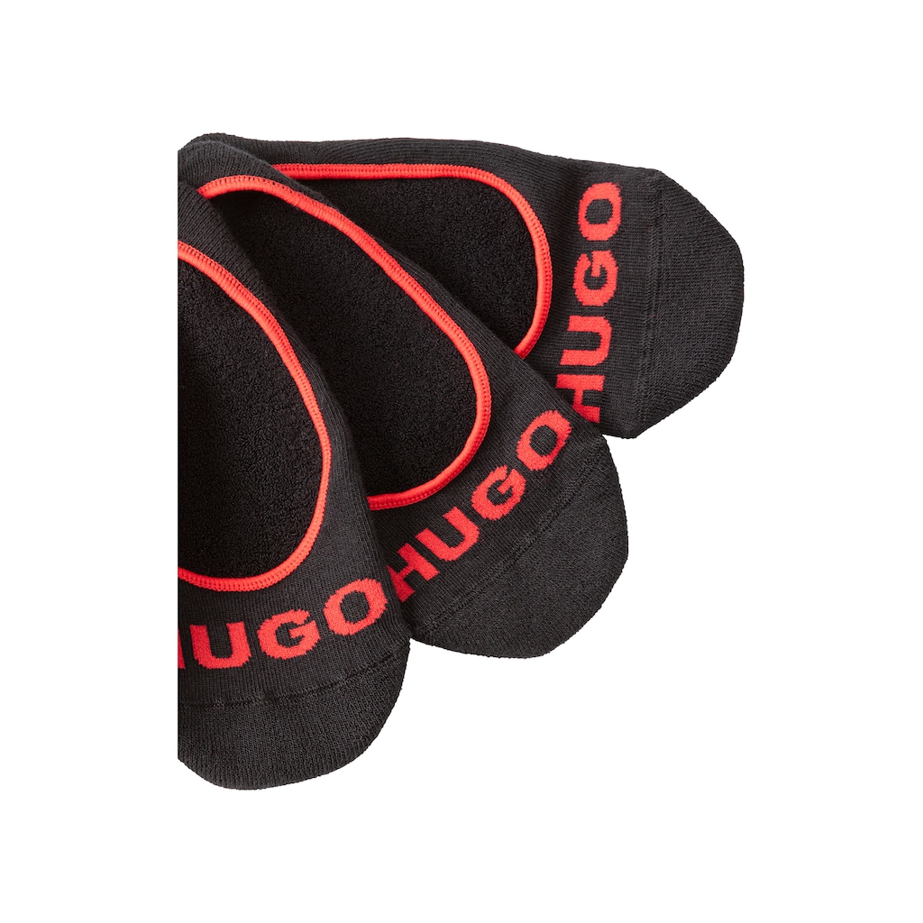 HUGO Underwear Füßlinge »3P SL PLUSH LOGO CC«, (Packung, 3 Paar, 3er)