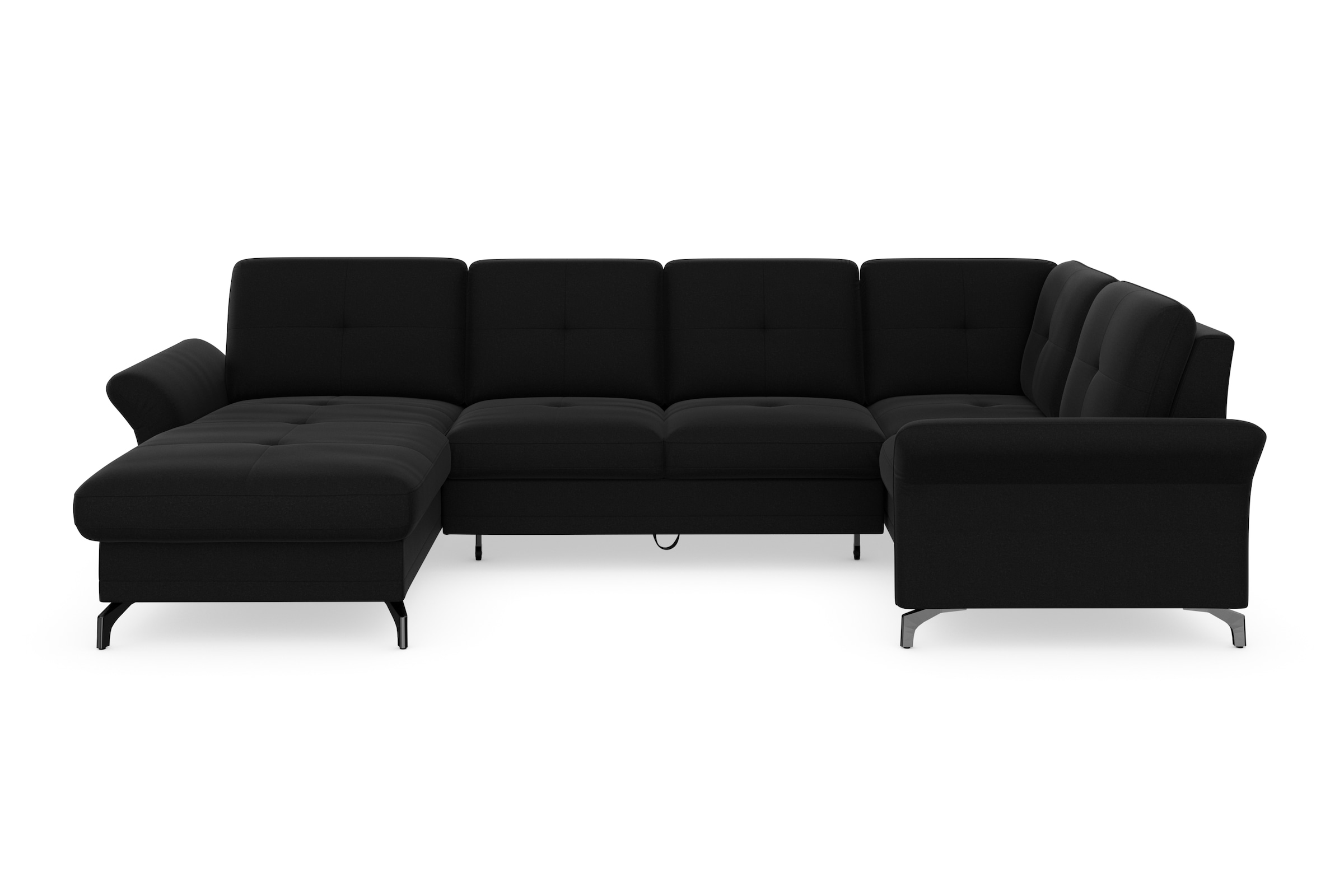 Home affaire Wohnlandschaft »Calando U-Form« wahlweise mit Bettfunktion, Be günstig online kaufen