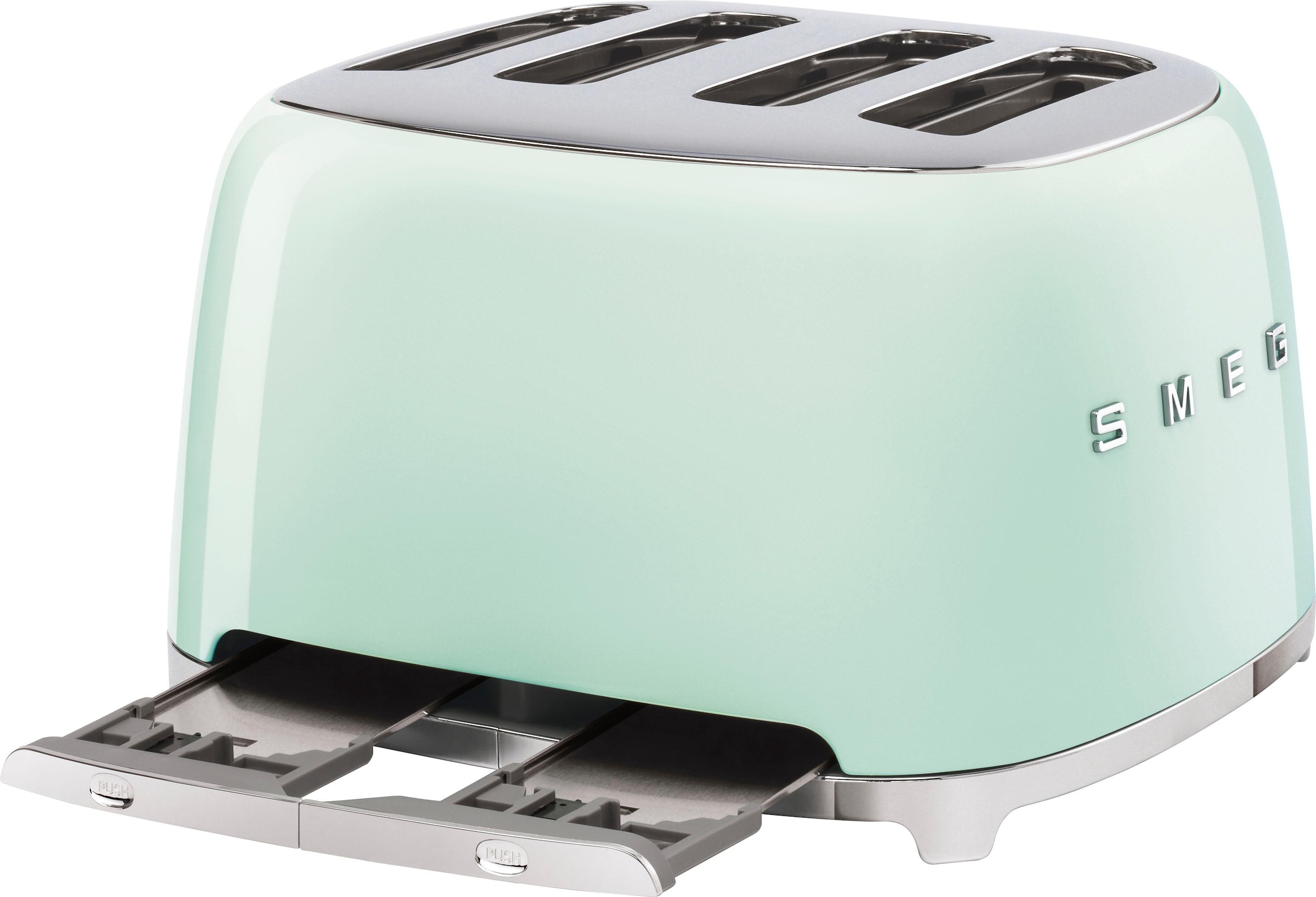 Smeg Toaster »TSF03PGEU«, 4 kurze Schlitze, 3000 W