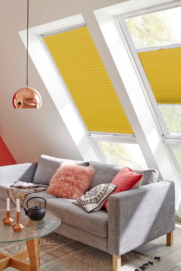 mit verspannt, Style sunlines bestellen Führungsschienen auf Dachfensterplissee VD«, abdunkelnd, Raten »StartUp Honeycomb
