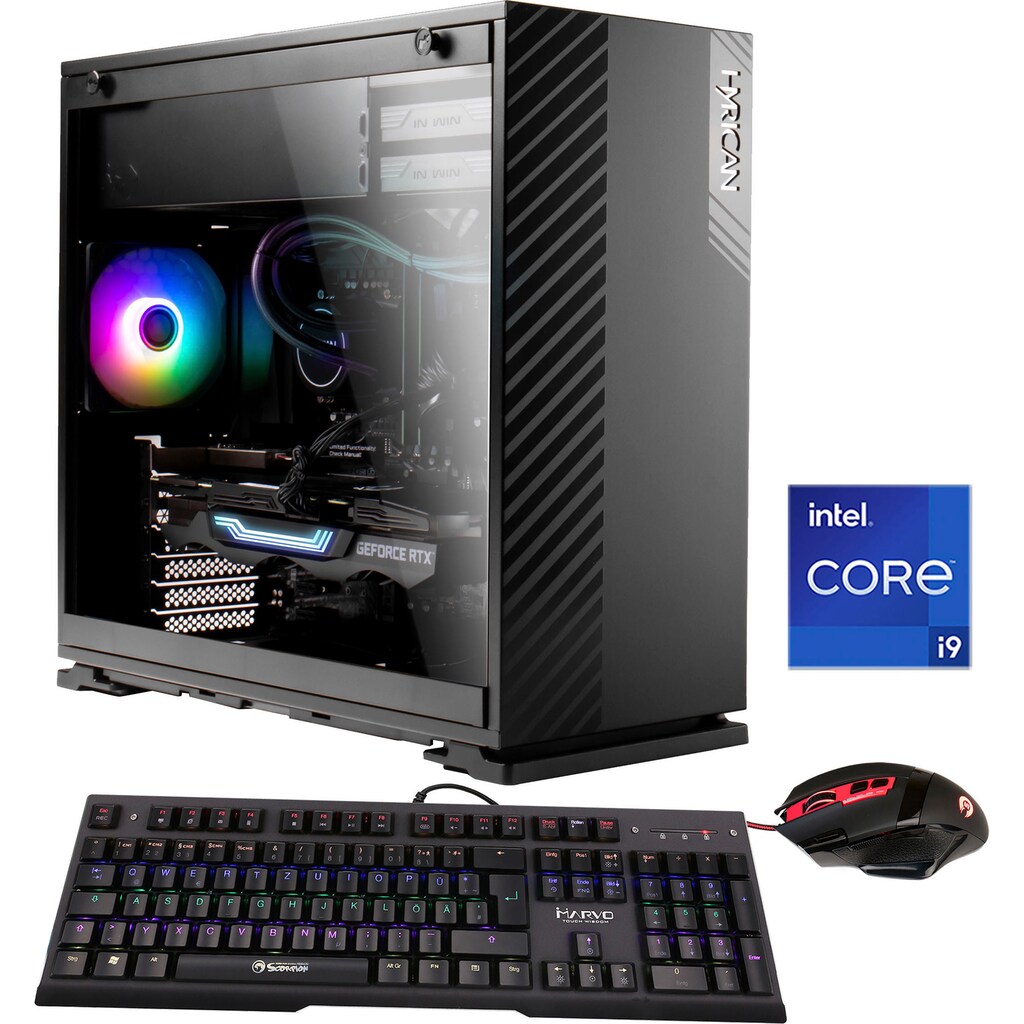 Hyrican Gaming-PC »Alpha 6677«, Gaming-Maus und Tastatur mit RGB-Beleuchtung
