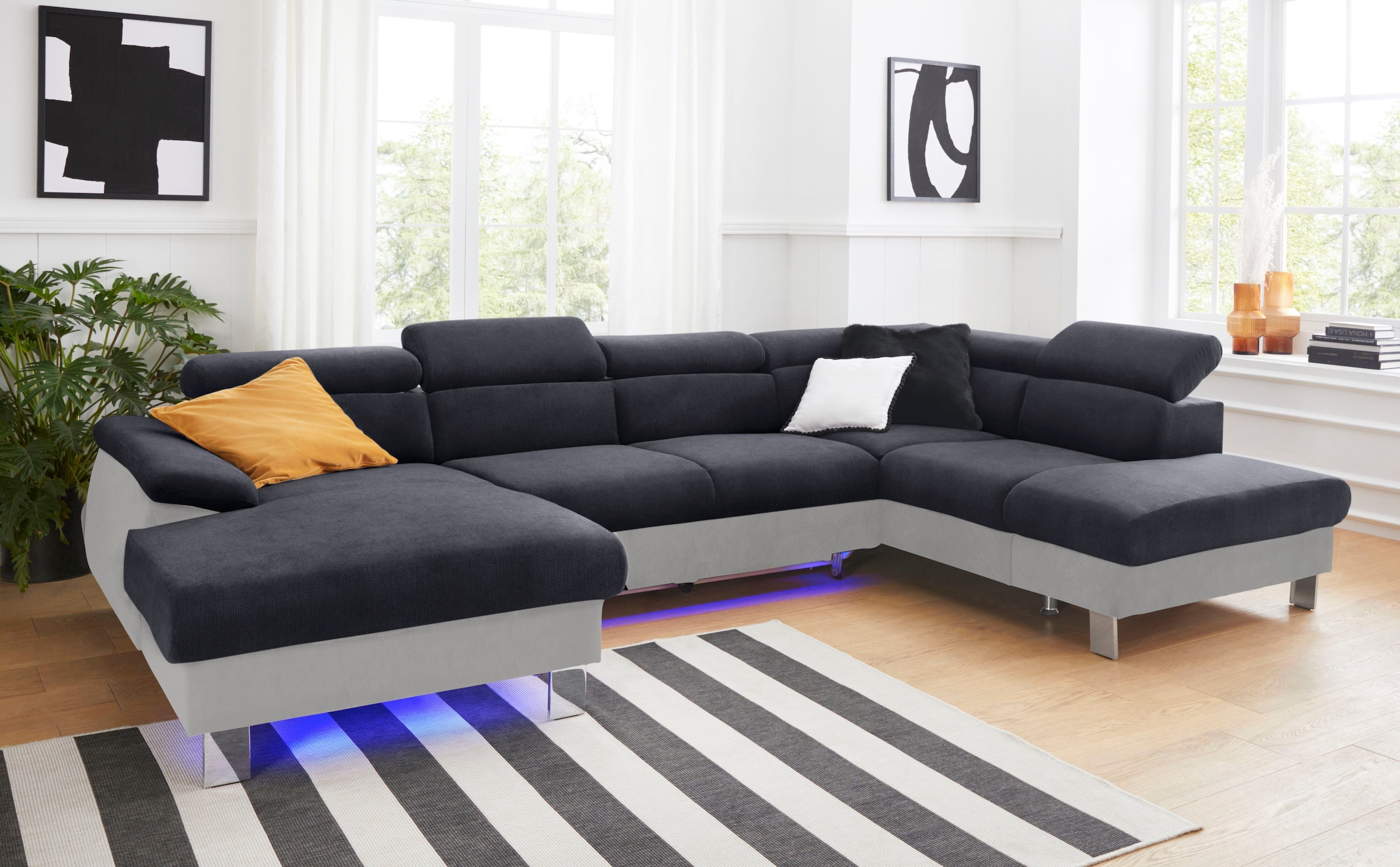 COTTA Polstergarnitur »Komaris U-Form«, (Set), Set bestehend aus: Wohnlands günstig online kaufen