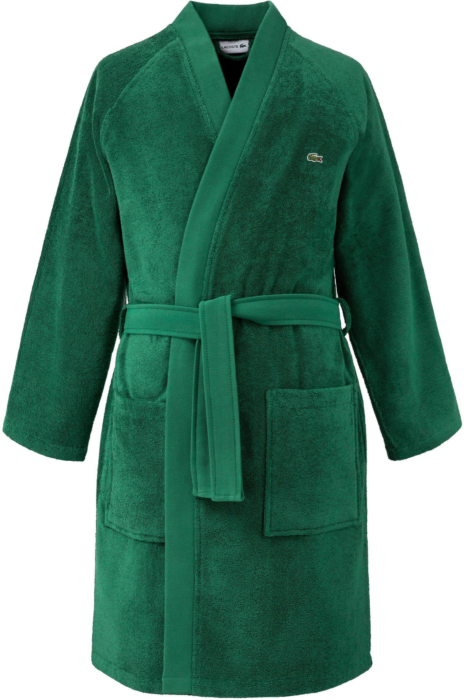Lacoste Bademantel "LDEFILE" Gr. L, vert, L