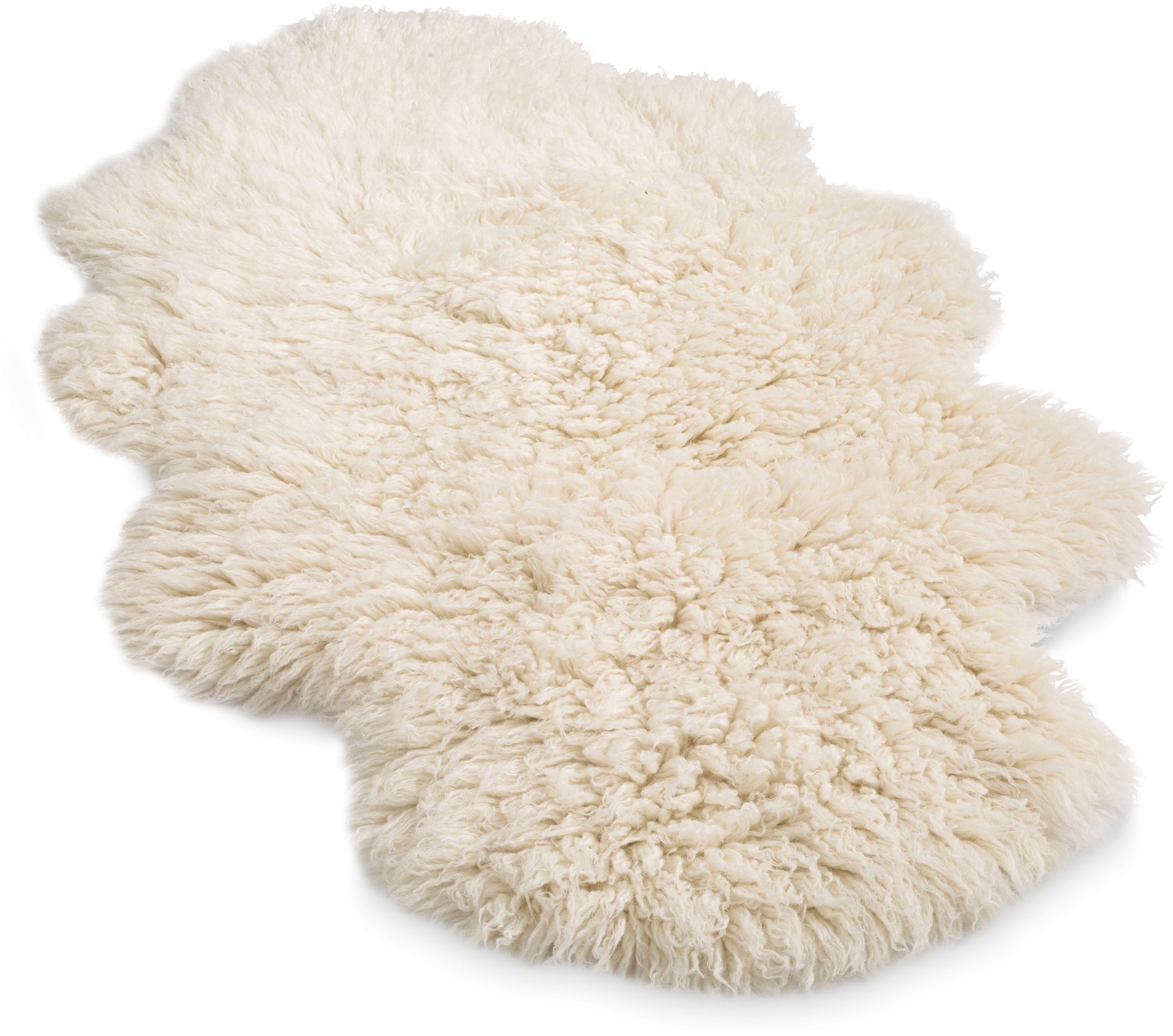 THEKO Wollteppich »Flokos 2«, wolkenförmig, 62 mm Höhe, Handweb Teppich, Hochflor, reine Wolle, handgewebt