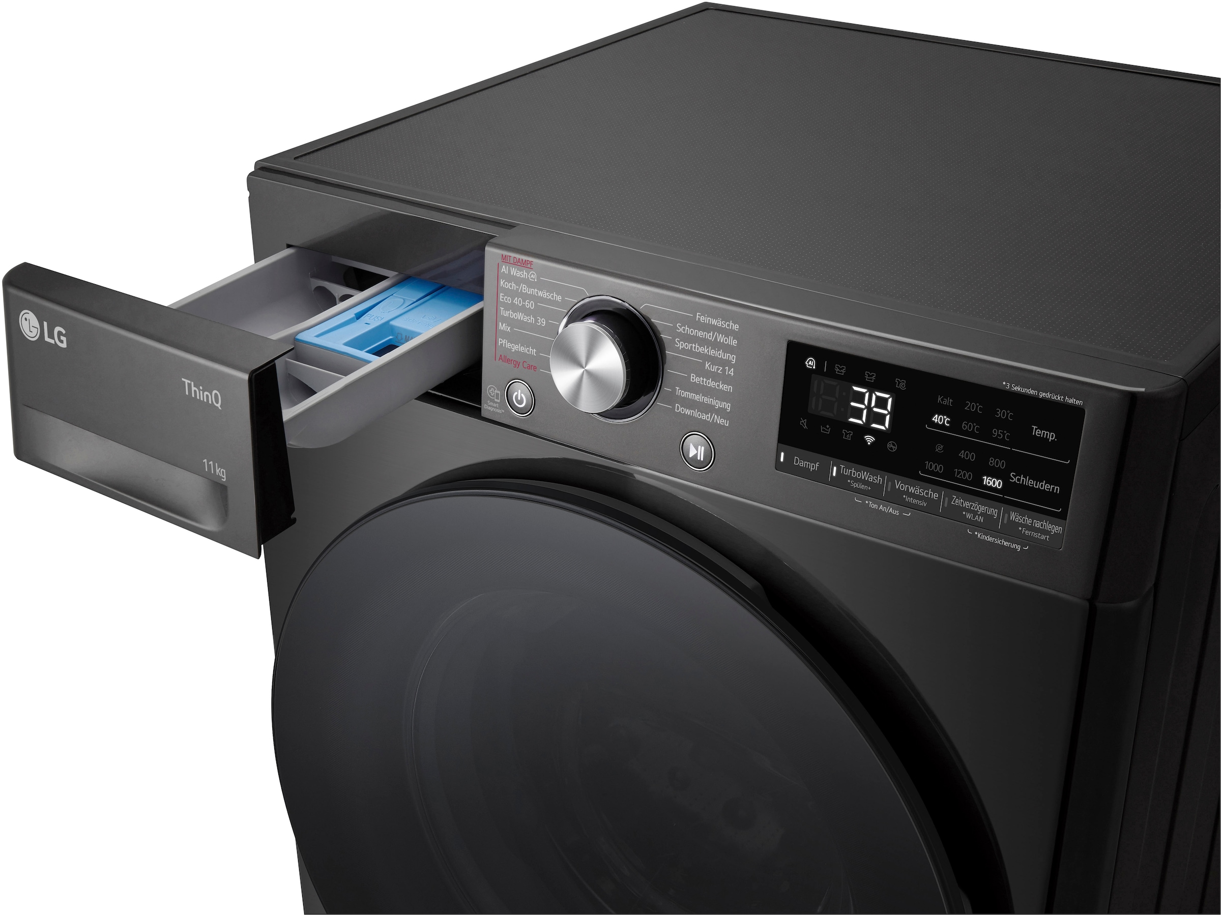 LG Waschmaschine Serie 7 »F6WR701YB«, 11 kg, 1600 U/min, Steam Funktion