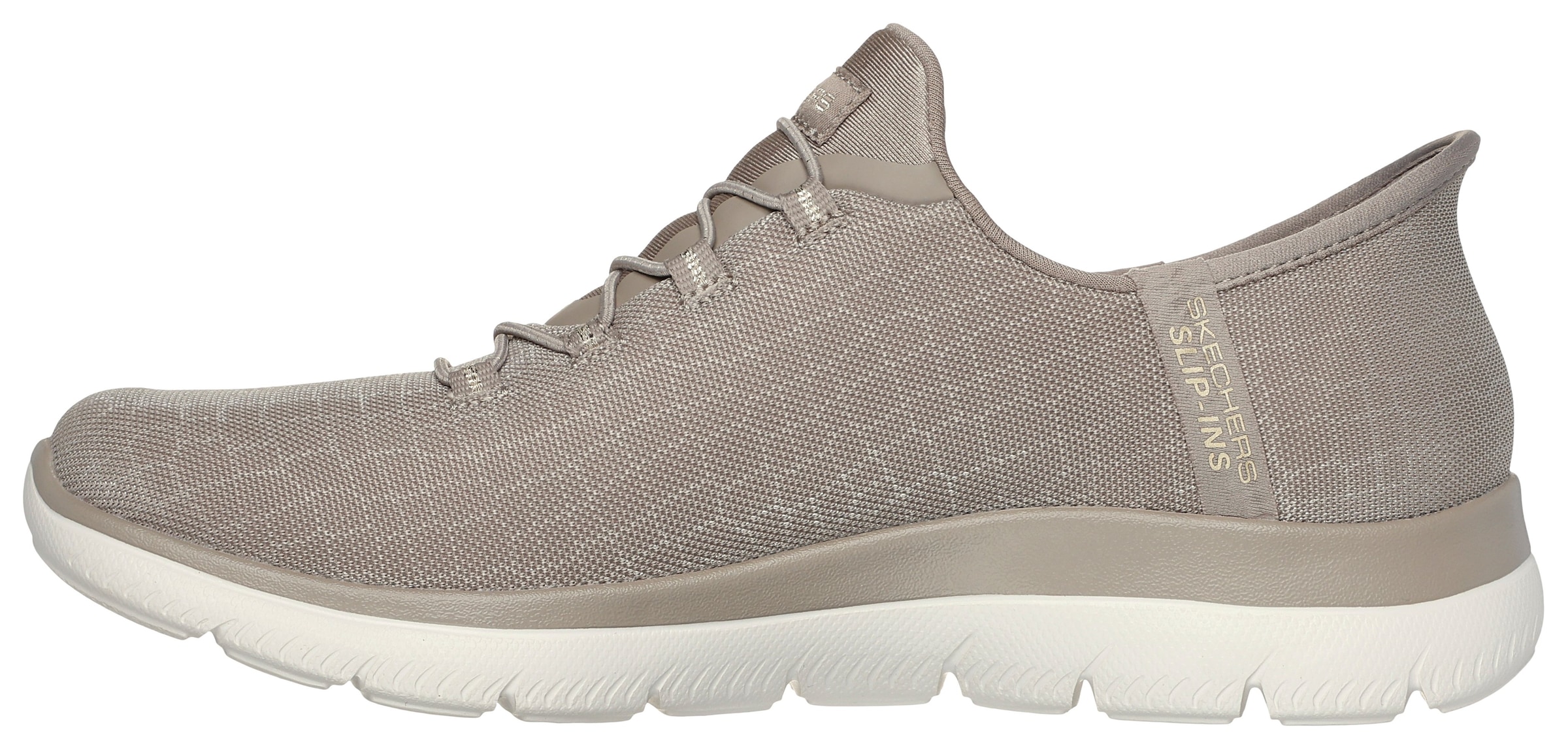 Skechers Slip-On Sneaker »SUMMITS-CLASSY NIGHT«, Slipper, Freizeitschuh mit komfortabler Heel Pillow Funktion