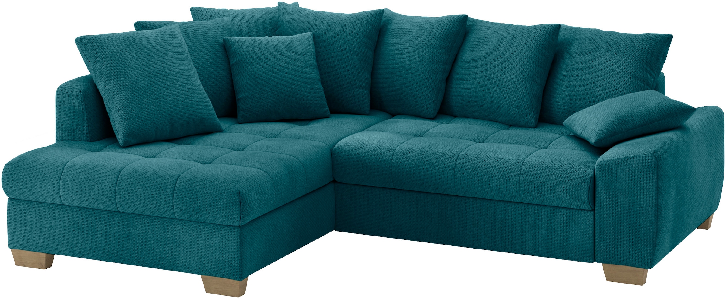Mr. Couch Ecksofa »Nikita II, L-Form«, Wahlweise mit Bettfunktion, Bettkast günstig online kaufen