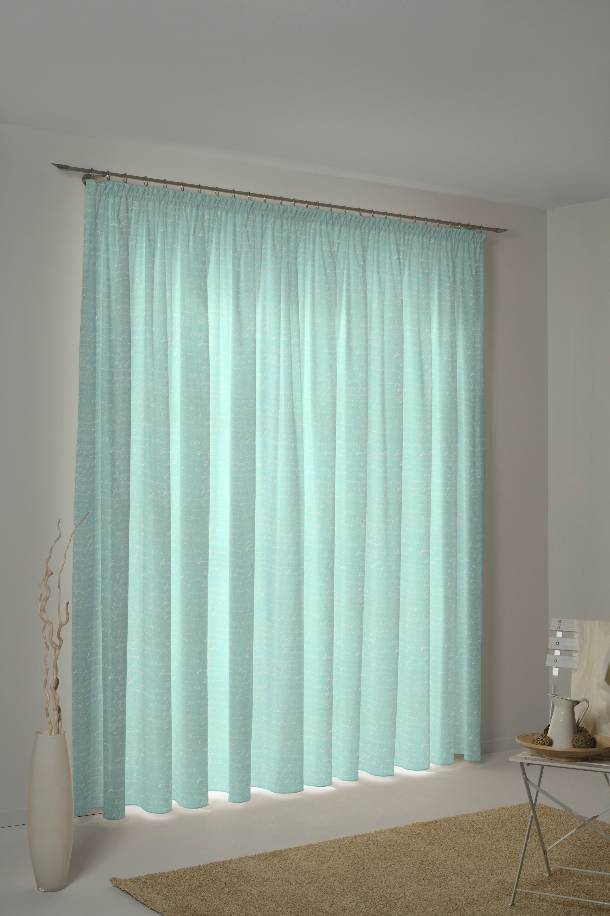 Adam Vorhang »Scribble« Kräuselband 1 Stk. tlg. aus Leinen und Bio-Baumwoll günstig online kaufen