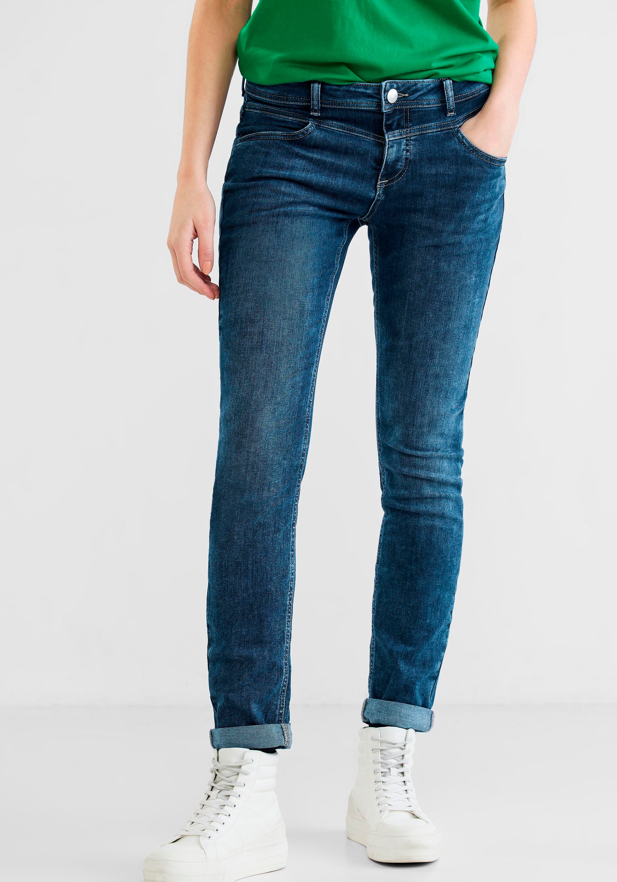 STREET ONE Slim-fit-Jeans, im 4-Pocket-Style kaufen