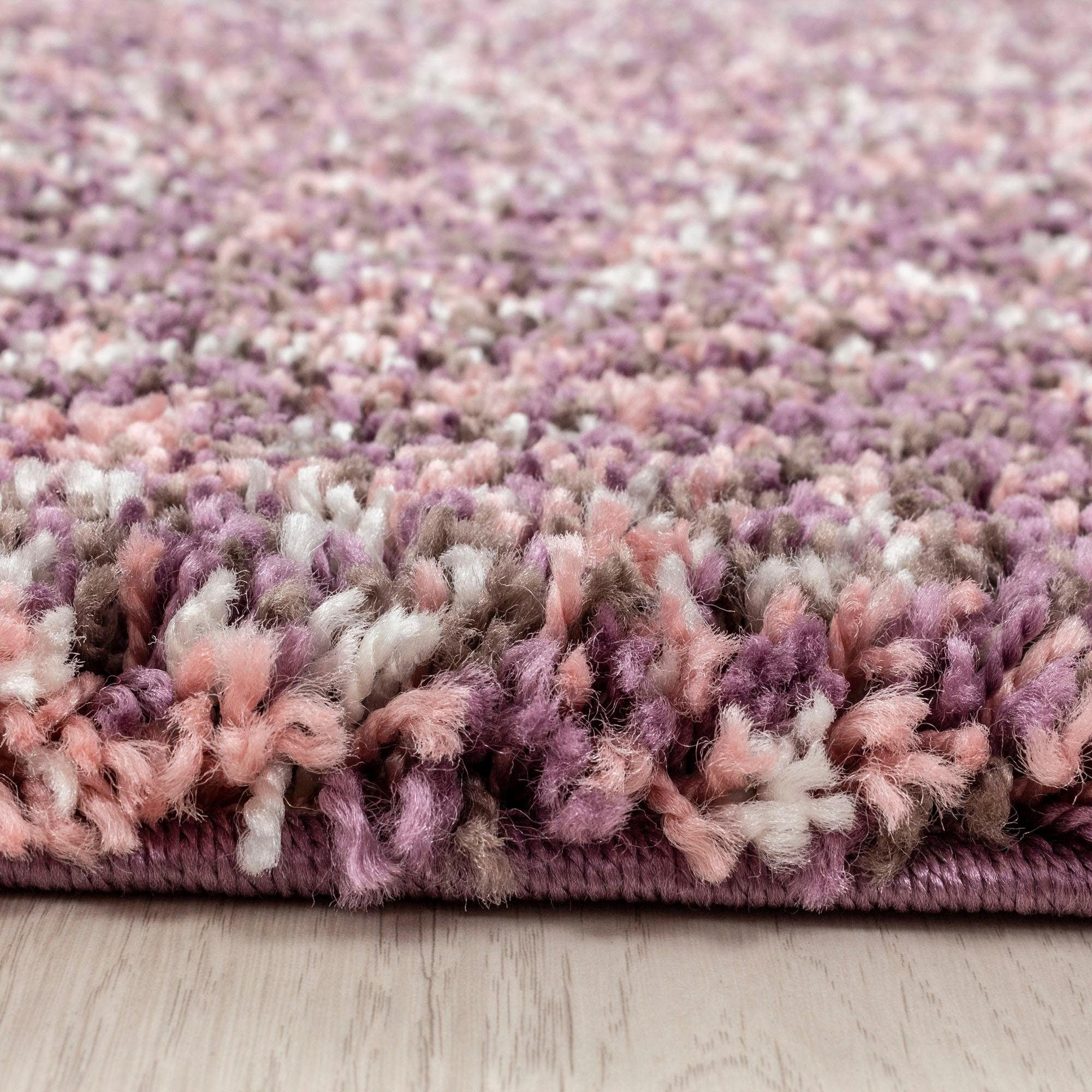Ayyildiz Teppiche Hochflor-Teppich »Enjoy Shaggy«, rechteckig, 50 mm Höhe, auch als Läufer, Shaggy, Langflor, meliert, Wohnzimmer