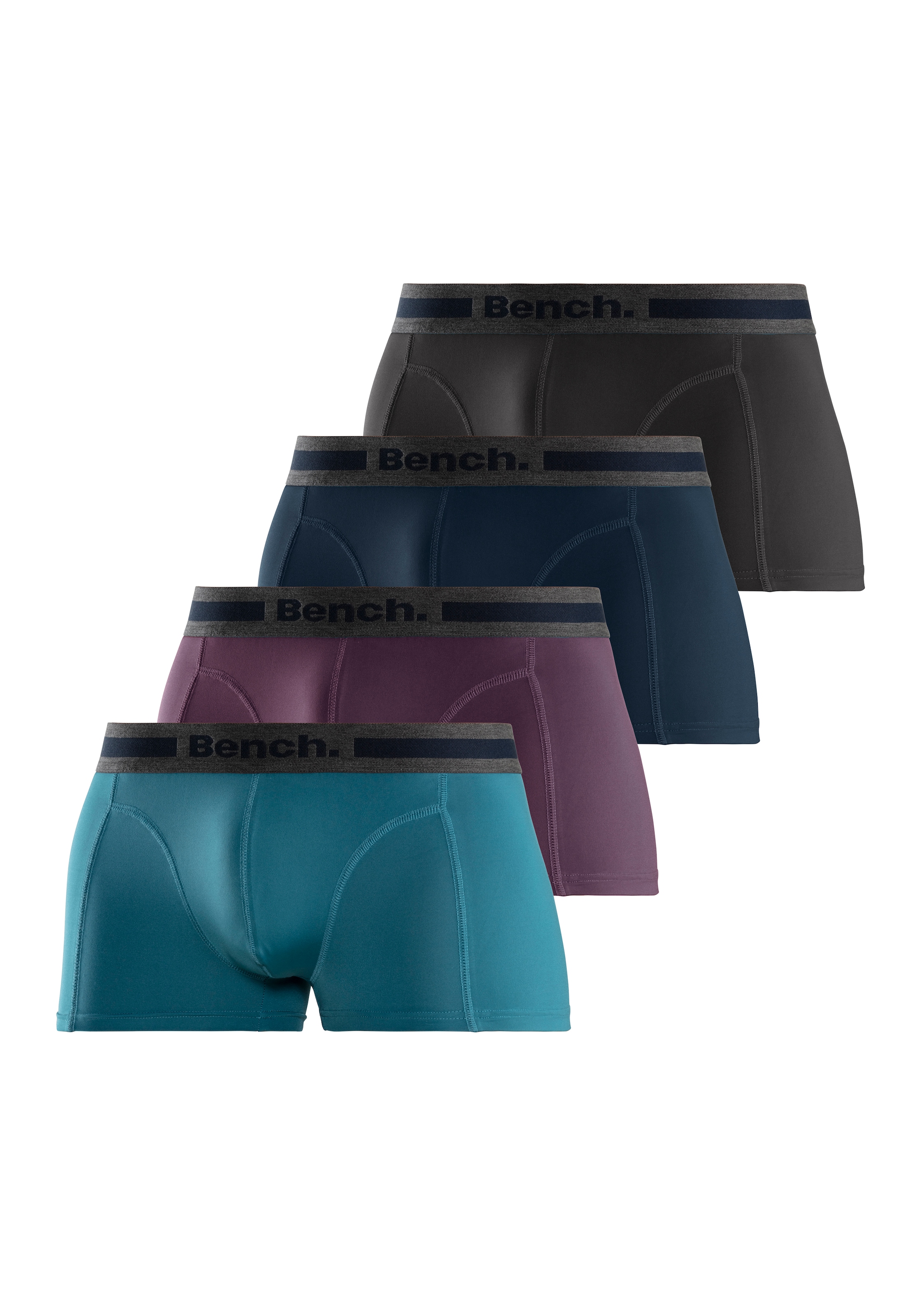 Bench. Funktionsboxer »Boxershorts für Herren«, (Packung, 4 St.), Unterhosen aus Microfaser