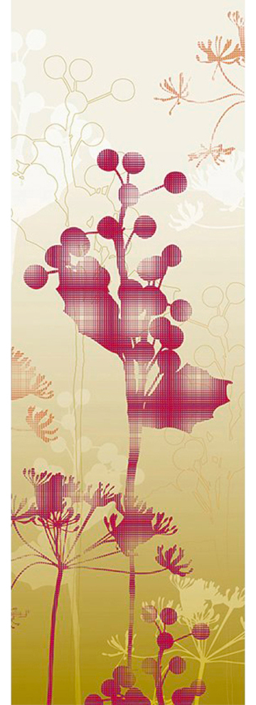 Architects Paper Fototapete »Mystic Blossoms Yellow And Red«, Floral Tapete günstig online kaufen