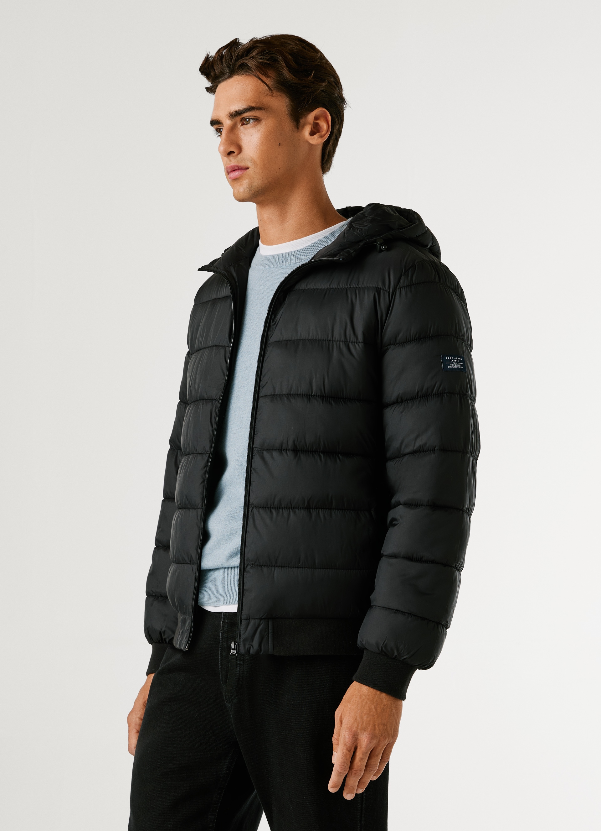 Pepe Jeans Steppjacke »PUFFER HOOD« mit Kapuze Regular Fit mit Kapuze