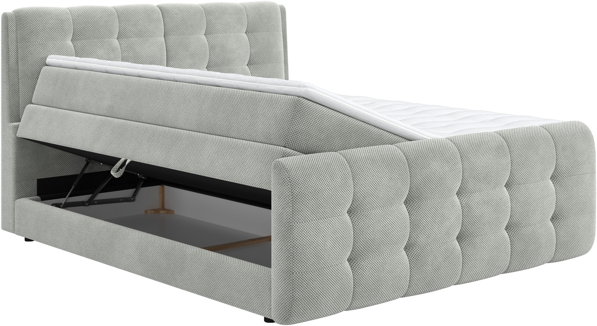 COTTA Boxspringbett »Fort mit Bettkasten, inkl. Topper« erhältlich in verschiedenen Breiten (160cm, 180cm & 200cm)
