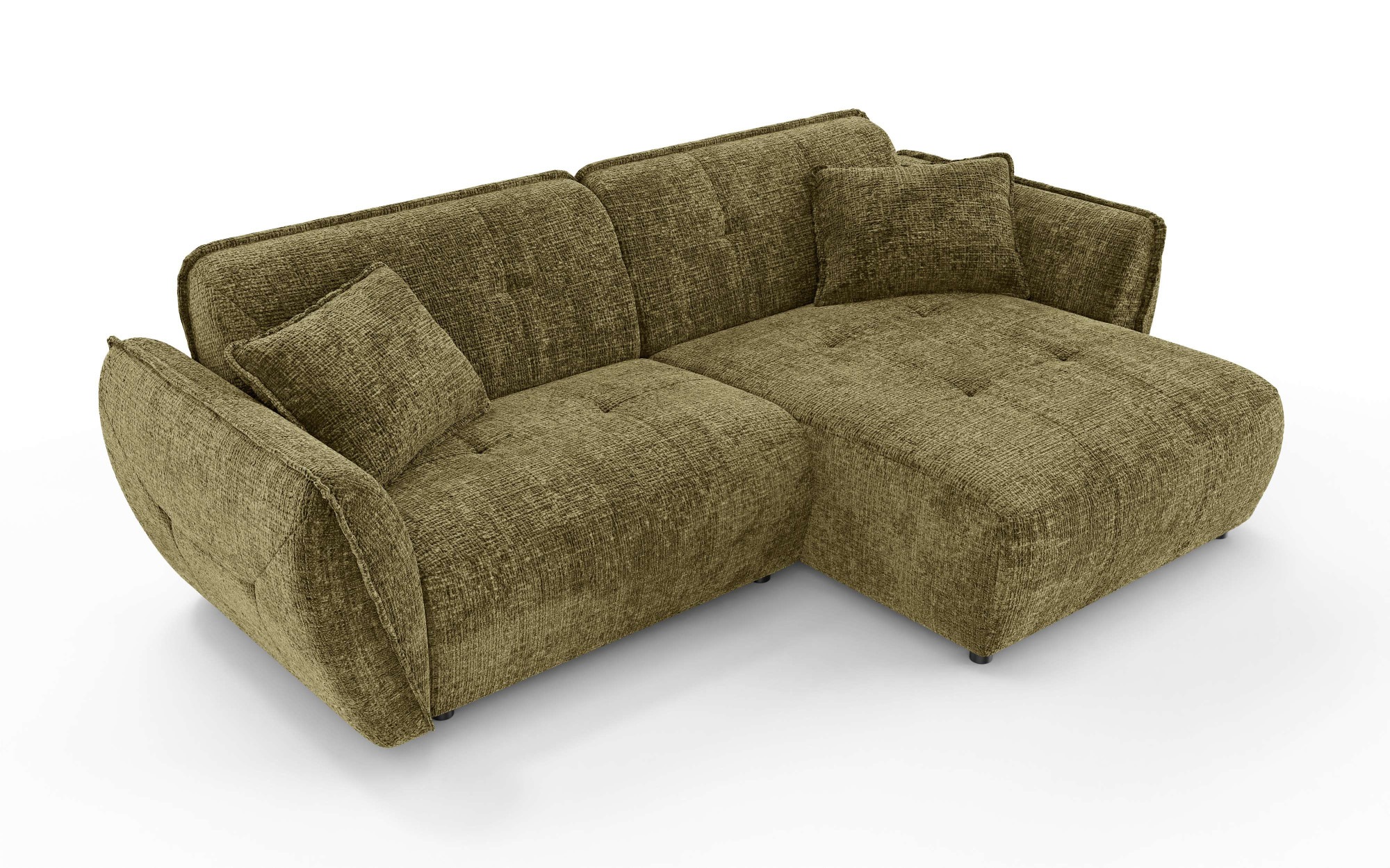 Home affaire Ecksofa »MIRELDA L-Form mit Steppungen, Recamiere rechts/links günstig online kaufen