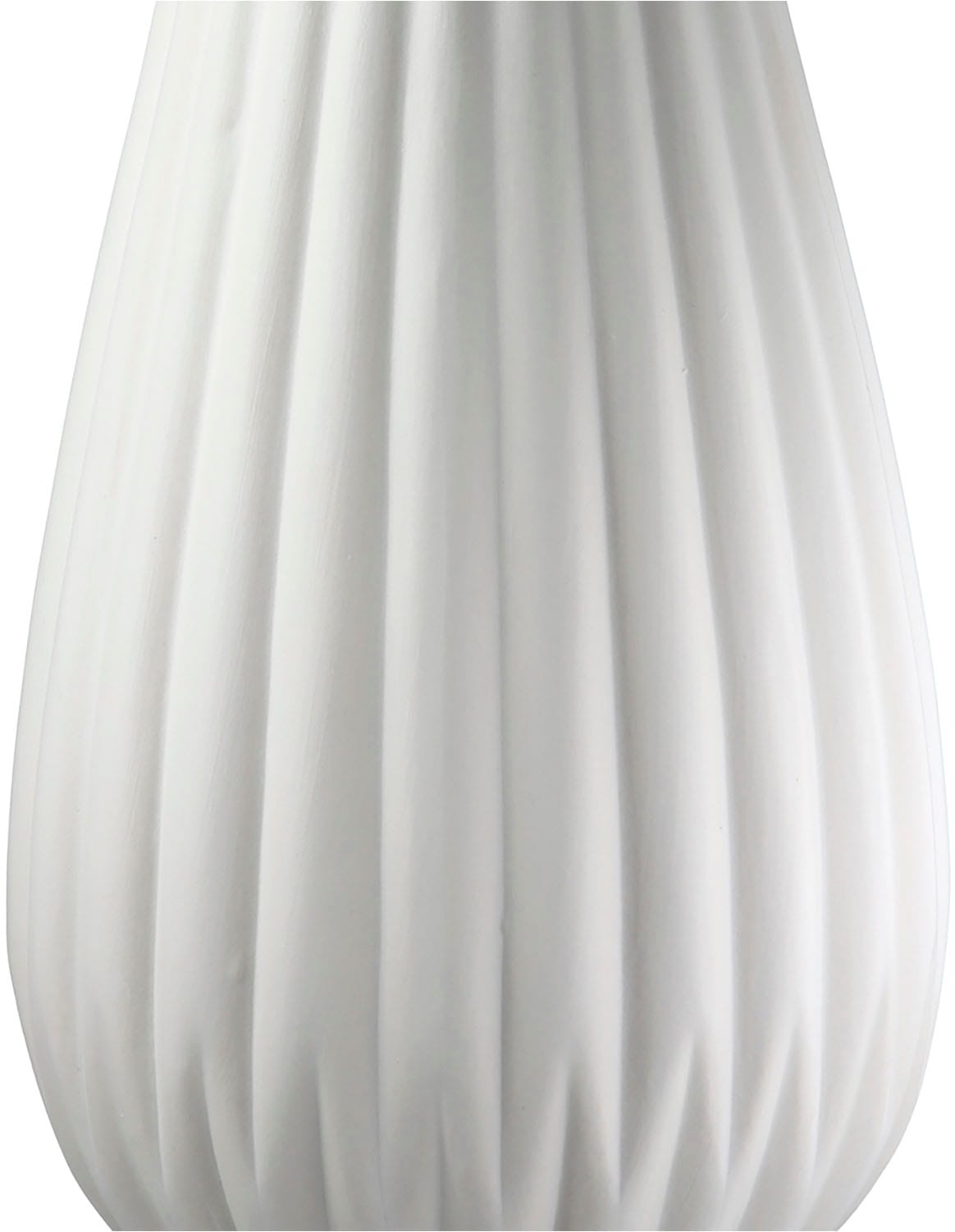 Casablanca by Gilde Tischvase »2tlg. Set Vase Piega weiß H.17 cm«, (1 St.)