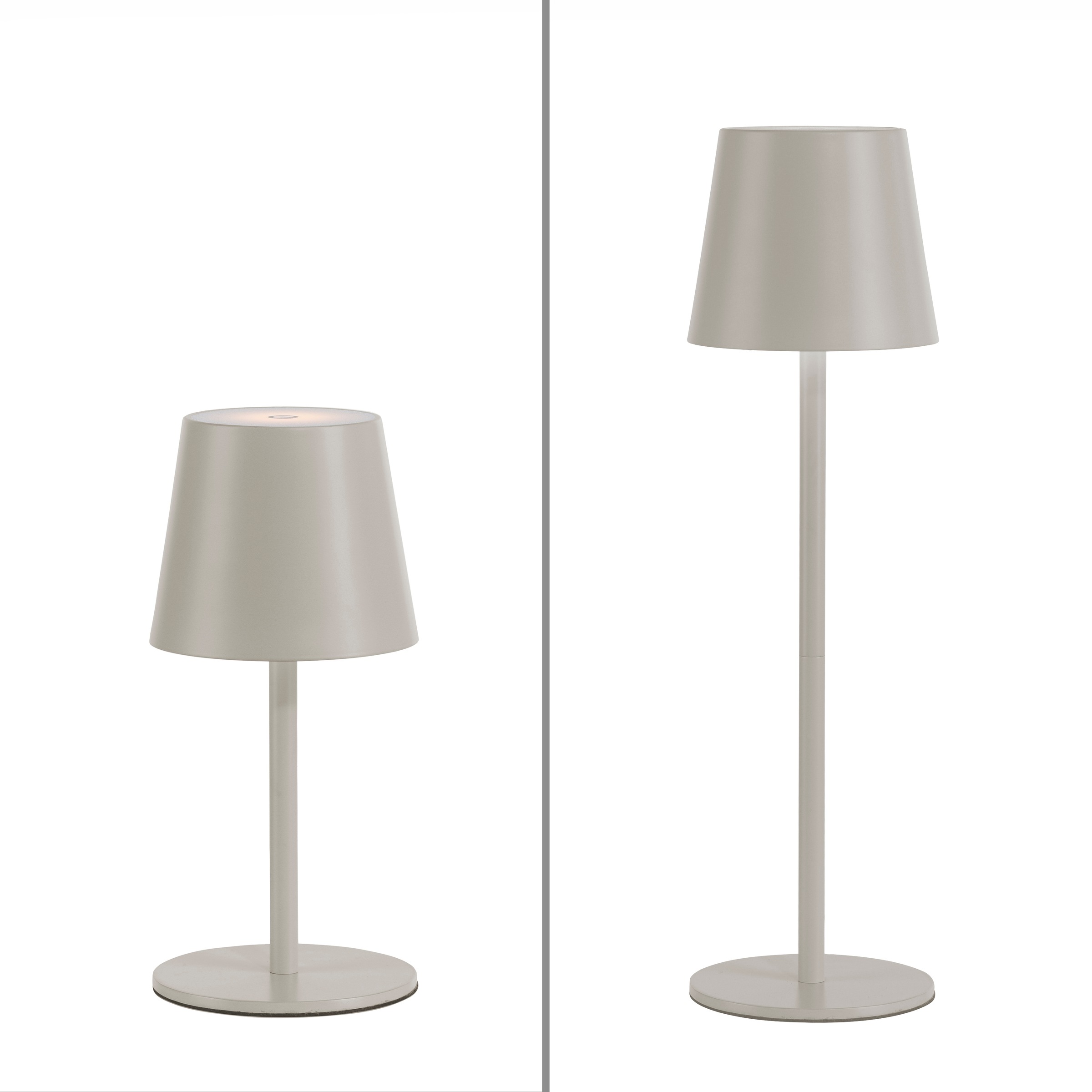 JUST LIGHT LED Tischleuchte »EURIA, 2er Set«, 1 flammig, Leuchtmittel LED-B günstig online kaufen