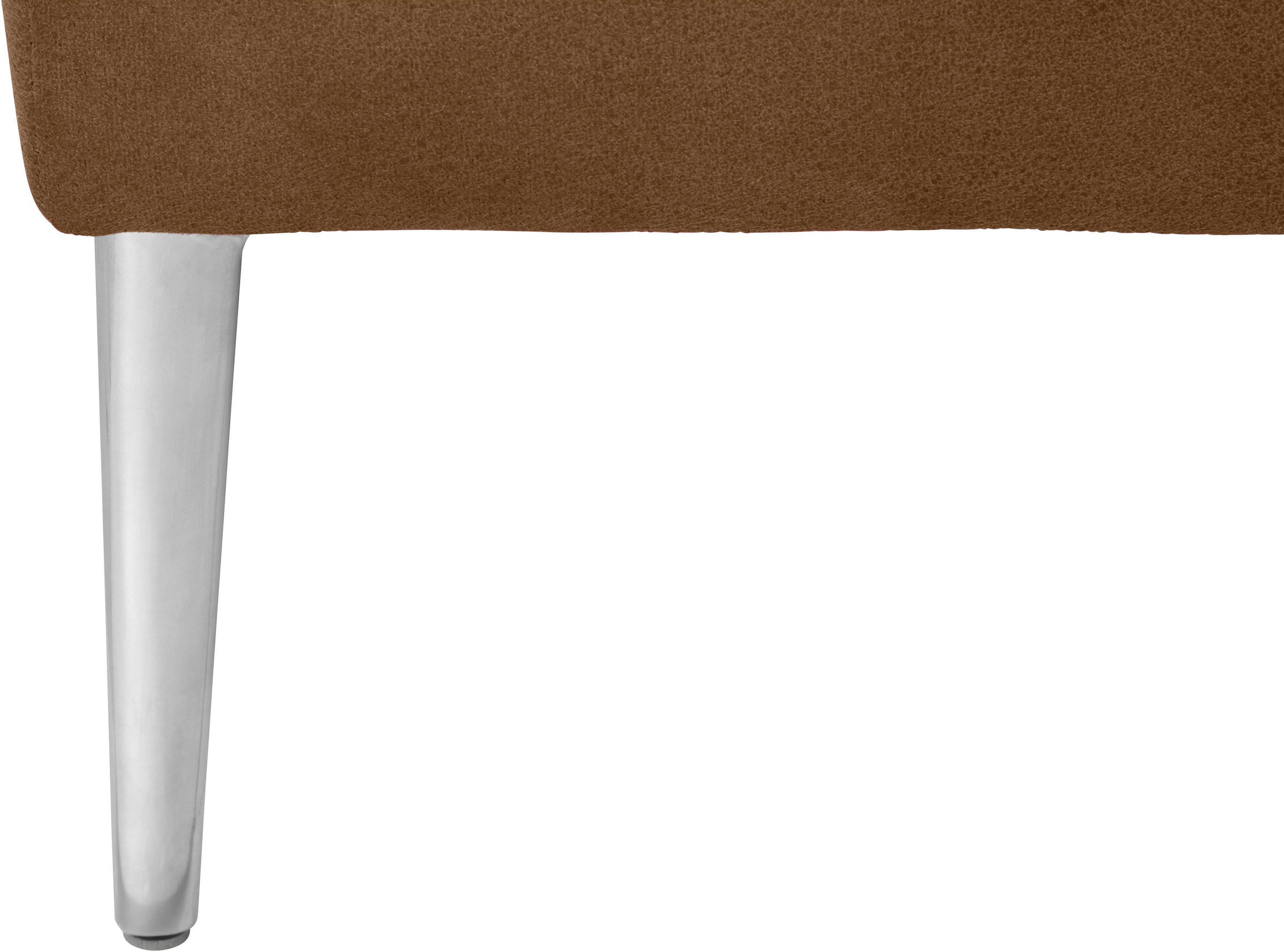 W.SCHILLIG Hocker »enjoy&MORE«, Füße Chrom glänzend, Breite 151 cm