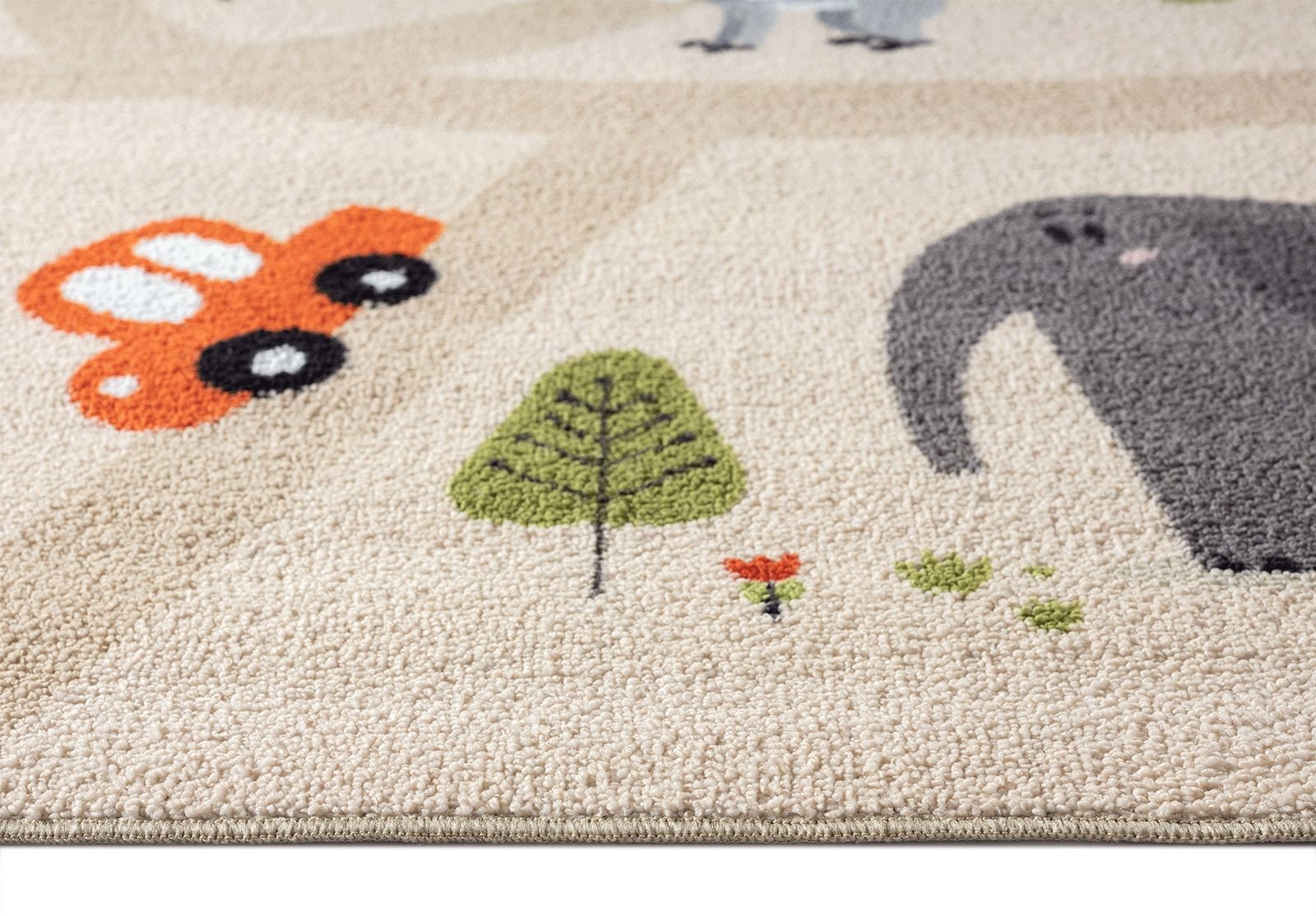 the carpet Teppich »Happy Life round«, rund, 4 mm Höhe, Life Kinderzimmer T günstig online kaufen